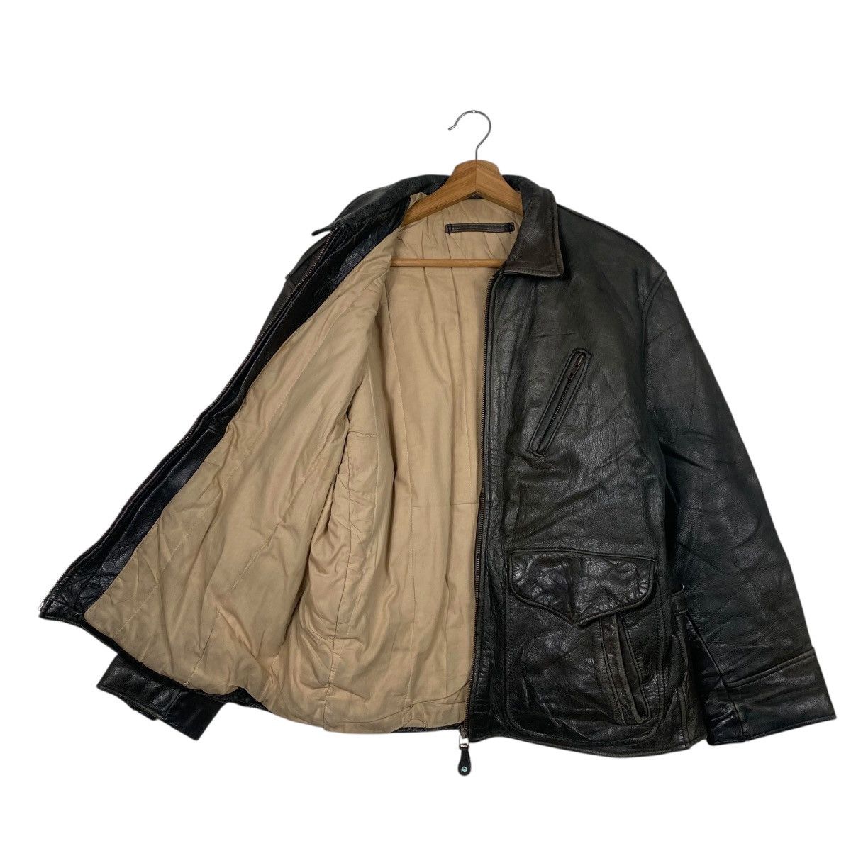 Leather Vintage leather jacket Size US L / EU 52-54 / 3 - 9 Thumbnail