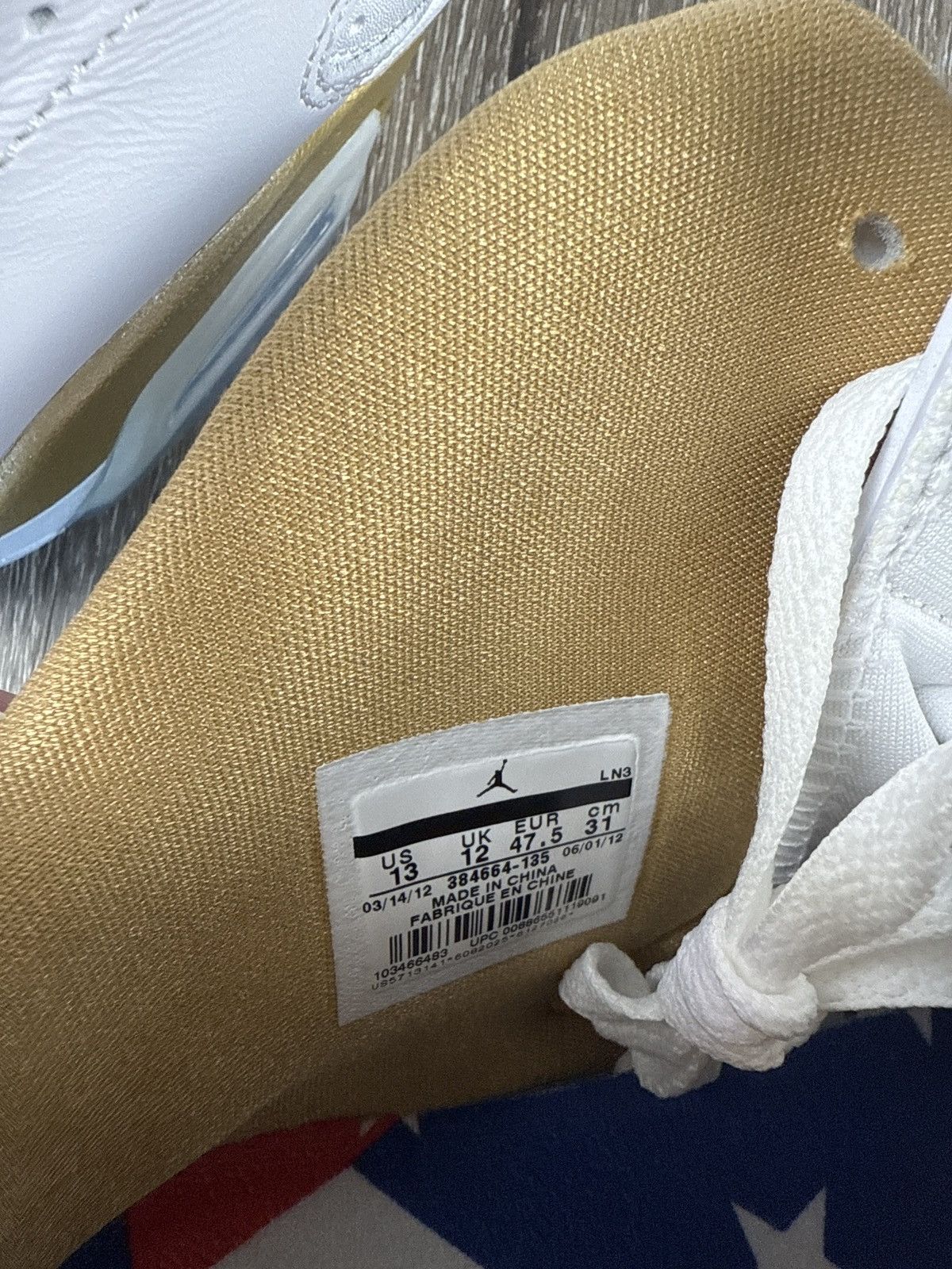 Air Jordan 6 “Golden Moment” **PRE-OWNED**