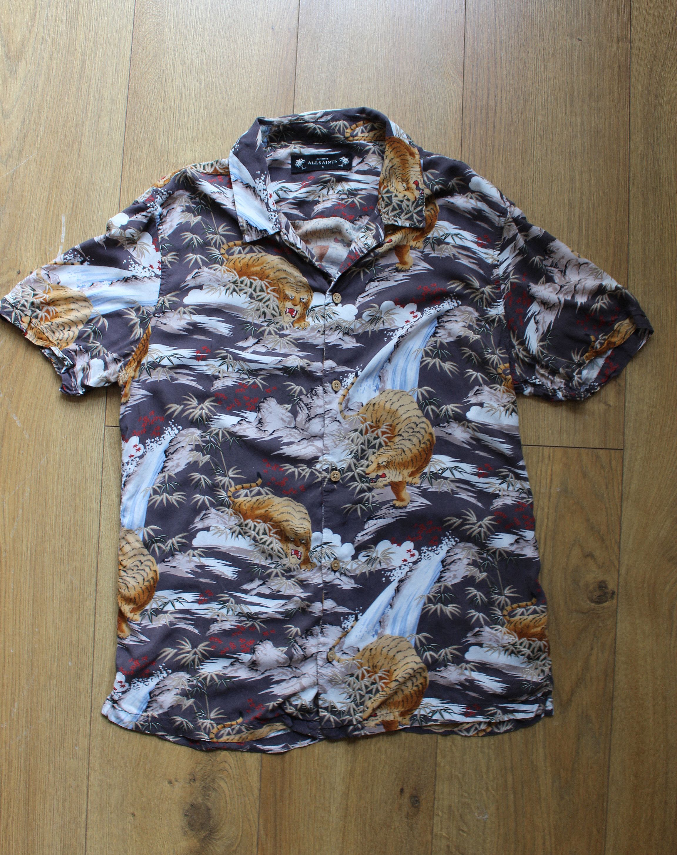 Allsaints FREE SHIPPING!! - ’Sumatra’ Viscose Shirt Size US S / EU 44-46 / 1 - 2 Thumbnail