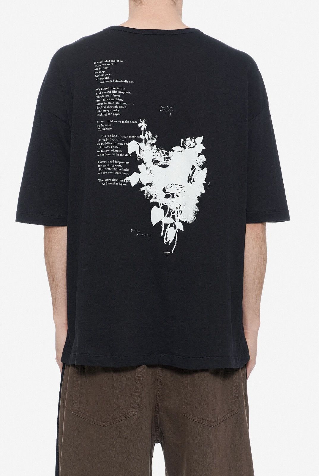 Ann Demeulemeester Eloquentia Verax Back Print Tee, SS | Grailed
