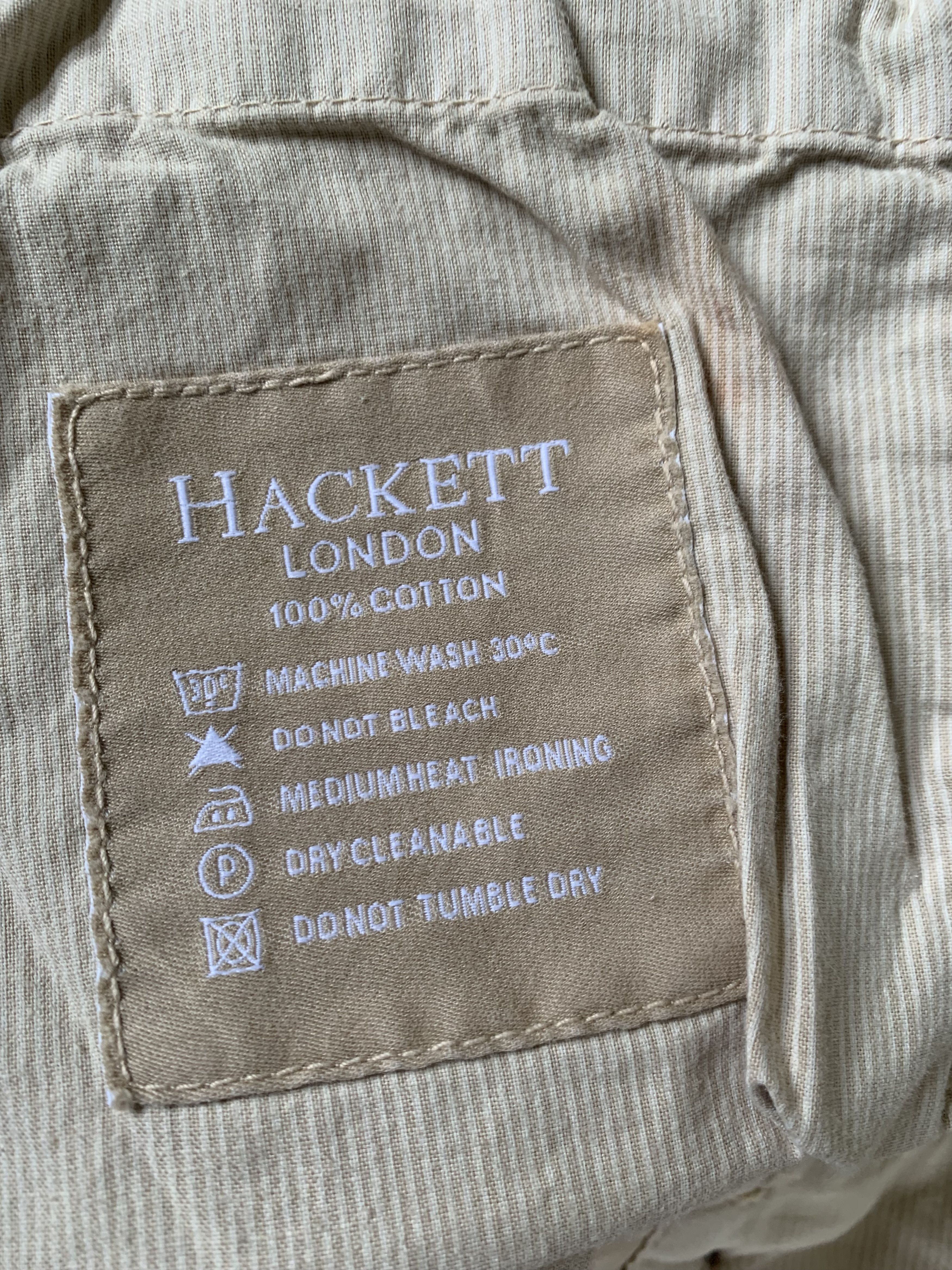Designer × Hackett Hackett London Men's Casual Cotton Pants Size US 32 / EU 48 - 10 Thumbnail