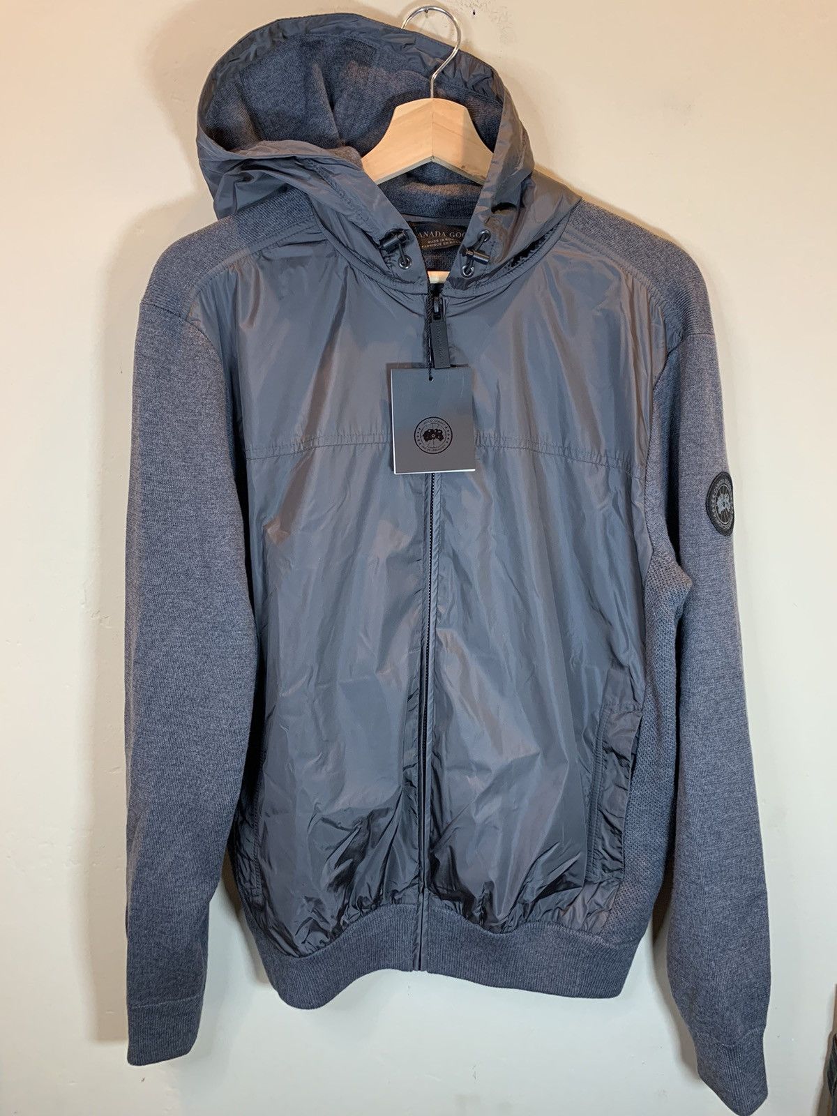 Canada Goose × Designer *RARE* New Canada Goose Merino Wool Windbridge Hoody Jacket Size US M / EU 48-50 / 2 - 1 Thumbnail
