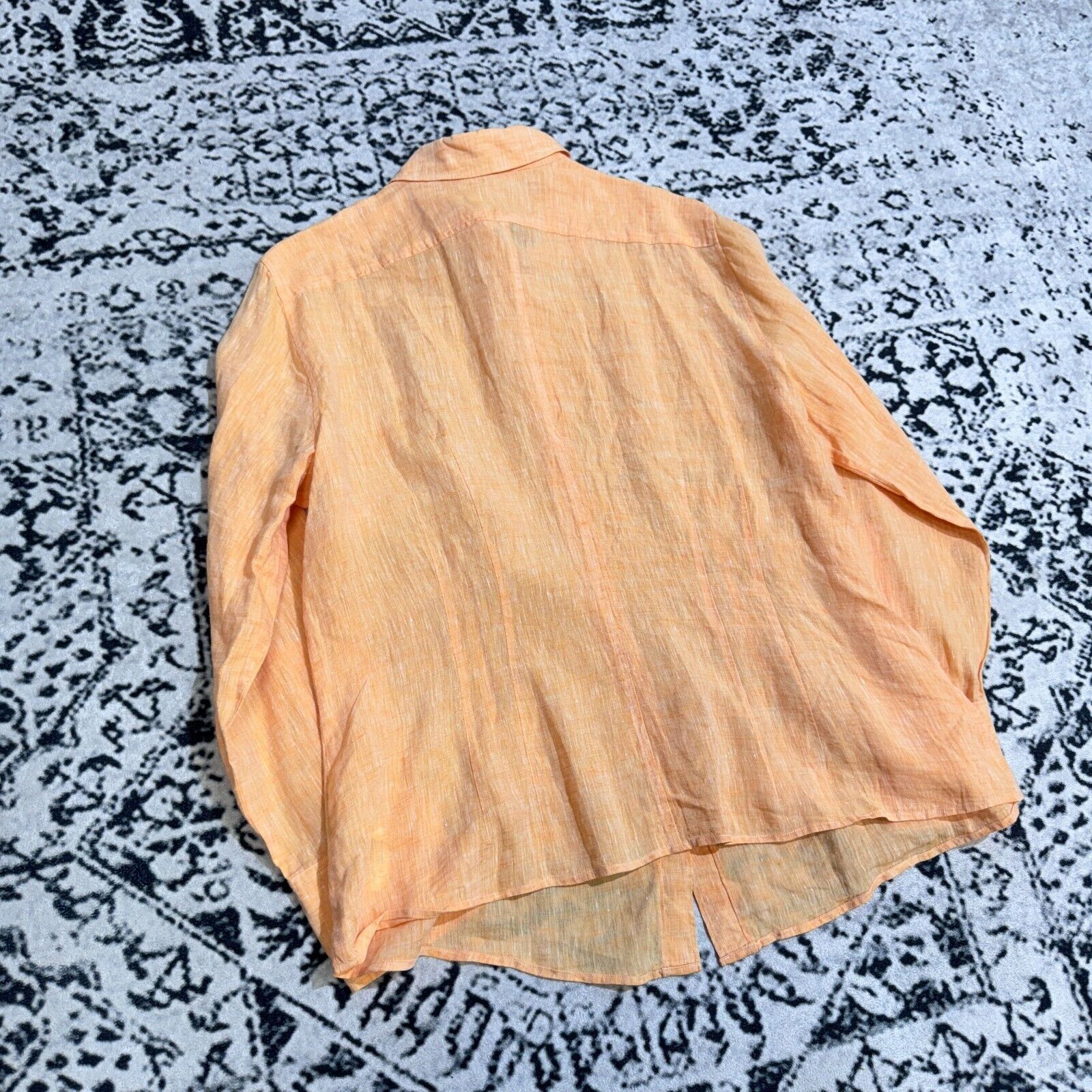 Escada × Vintage Vintage Escada Sport Orange Linen Button Up Shirt Size M Y2K Size US M / EU 48-50 / 2 - 12 Thumbnail