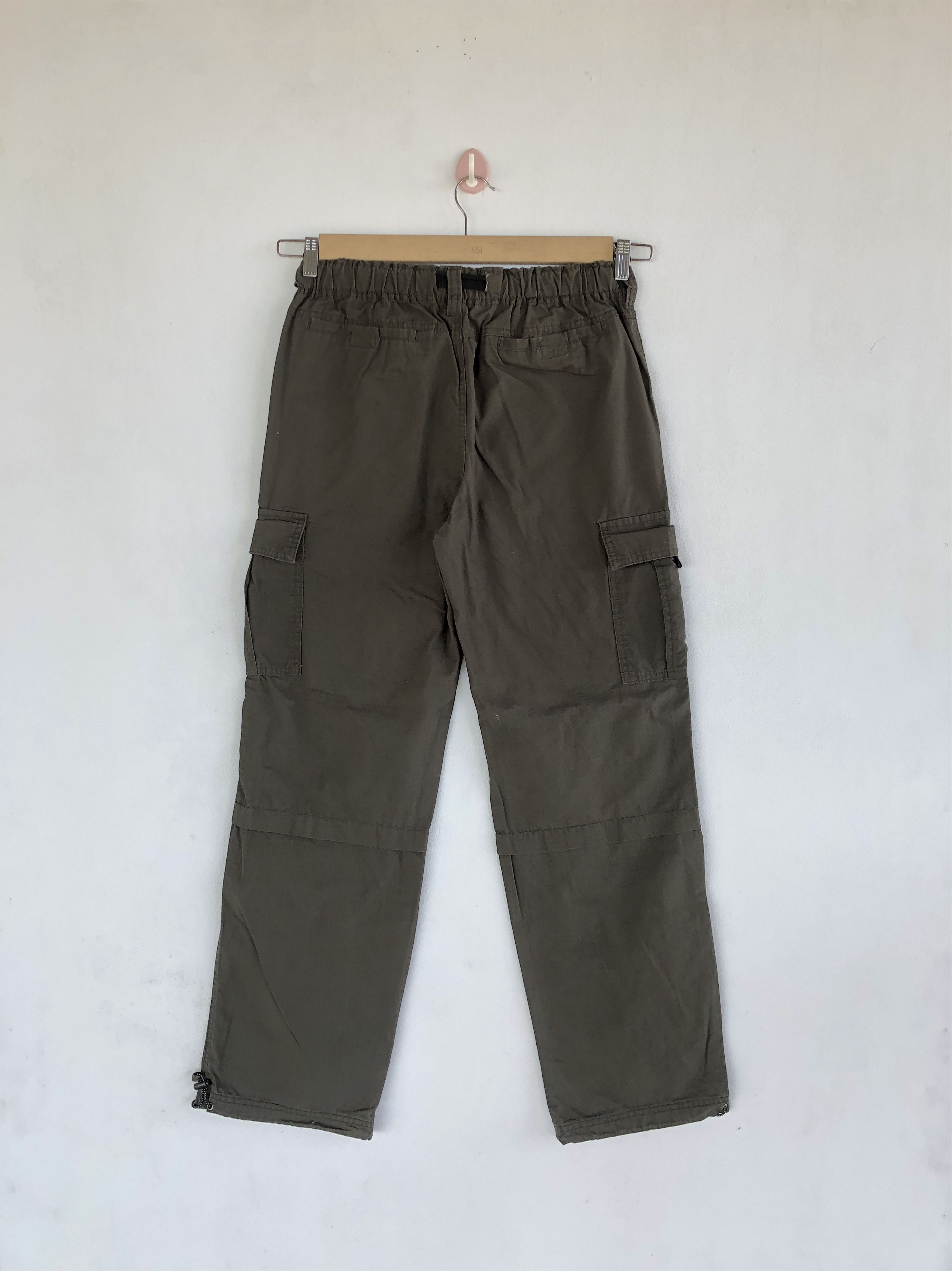 Japanese Cargo Pants Drawstring Utility Parachute Trousers