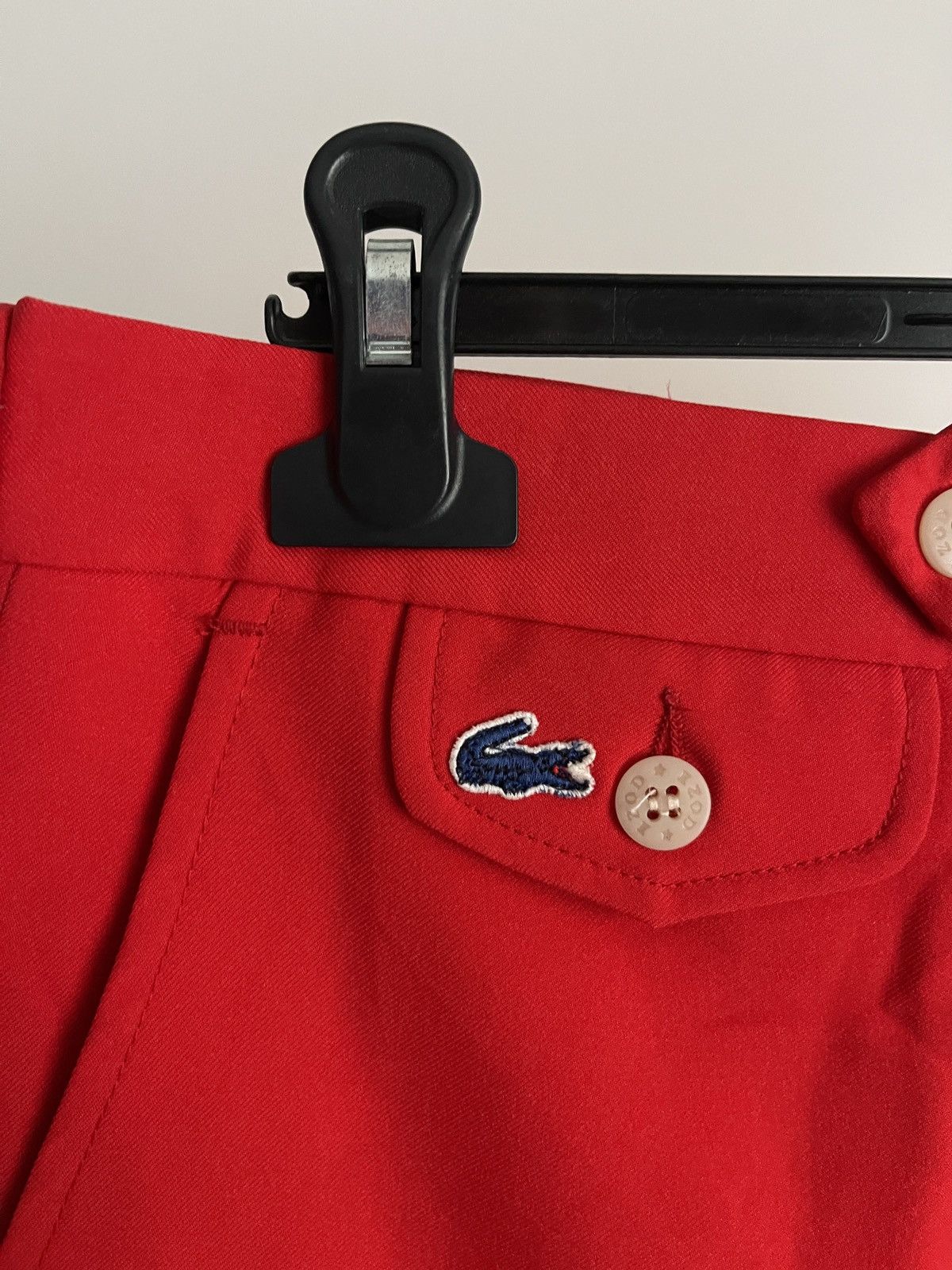 Lacoste Lacoste izod vintage classic men's red pants trousers Size 42R - 3 Thumbnail