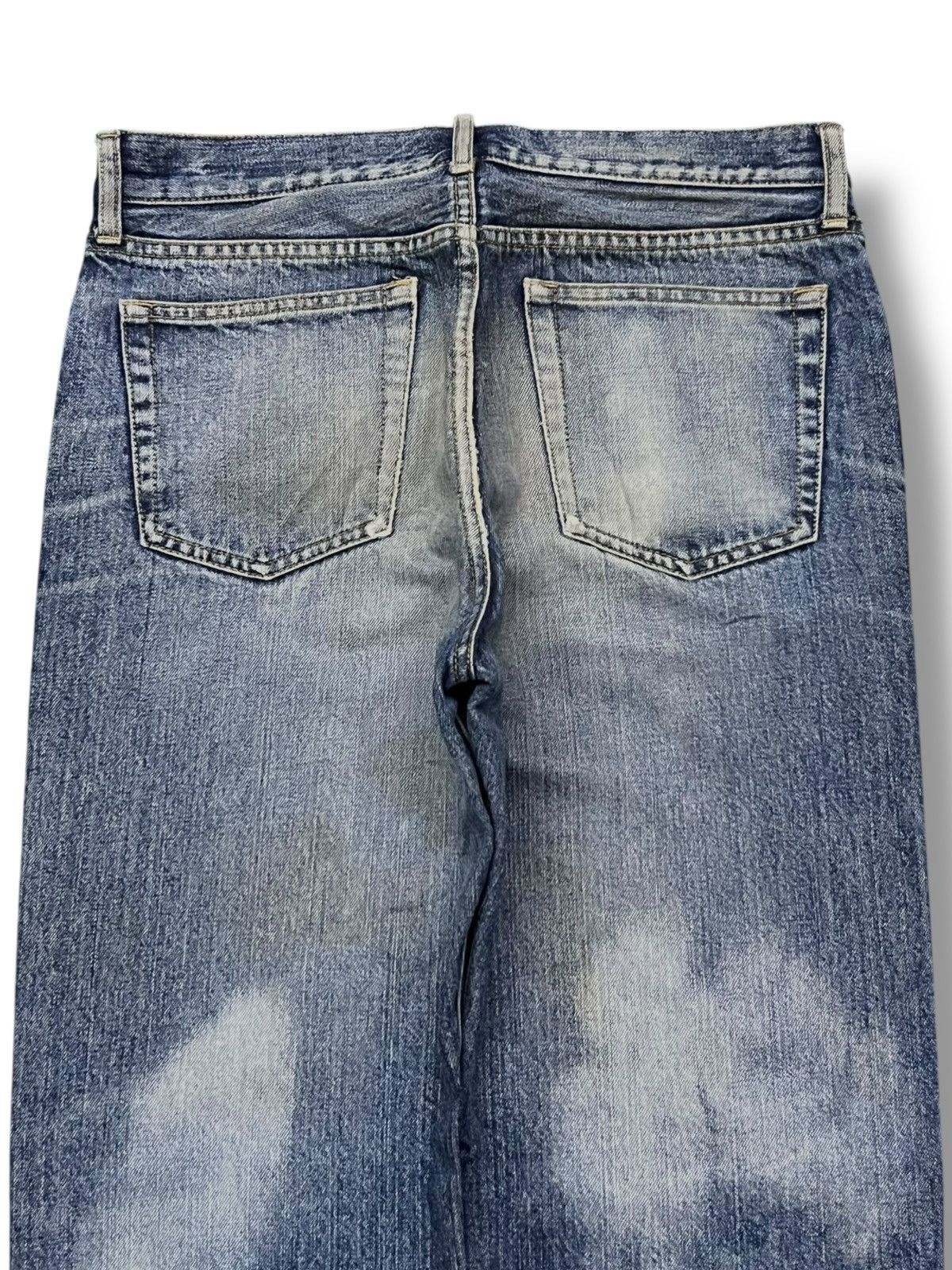 Uniqlo Vintage Uniqlo Japan - Faded, Distressed Denim Size US 31 - 5 Thumbnail