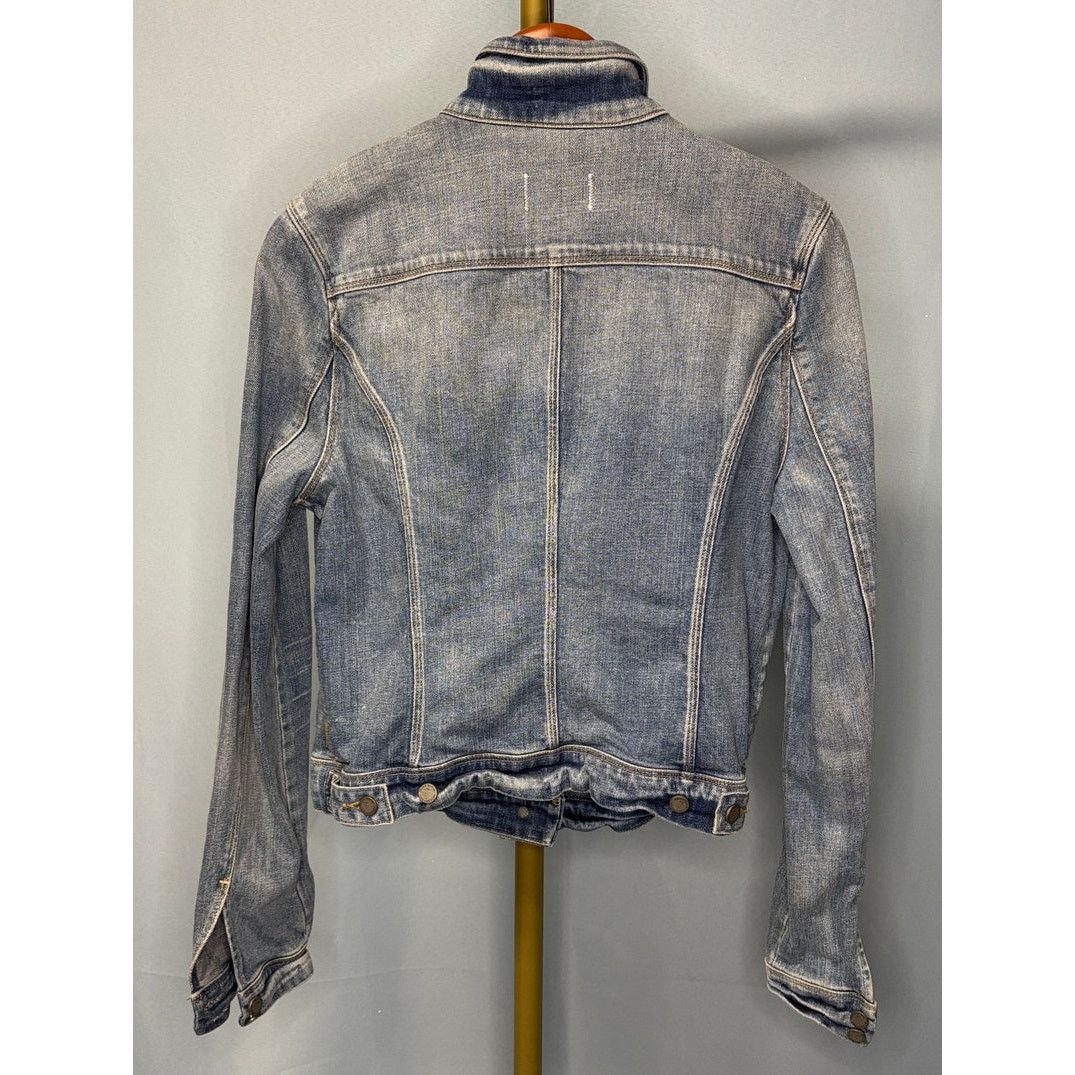 Paige PAIGE Denim Jean Jacket Madigan Distressed Trucker | Size L Size L / US 10 / IT 46 - 2 Thumbnail