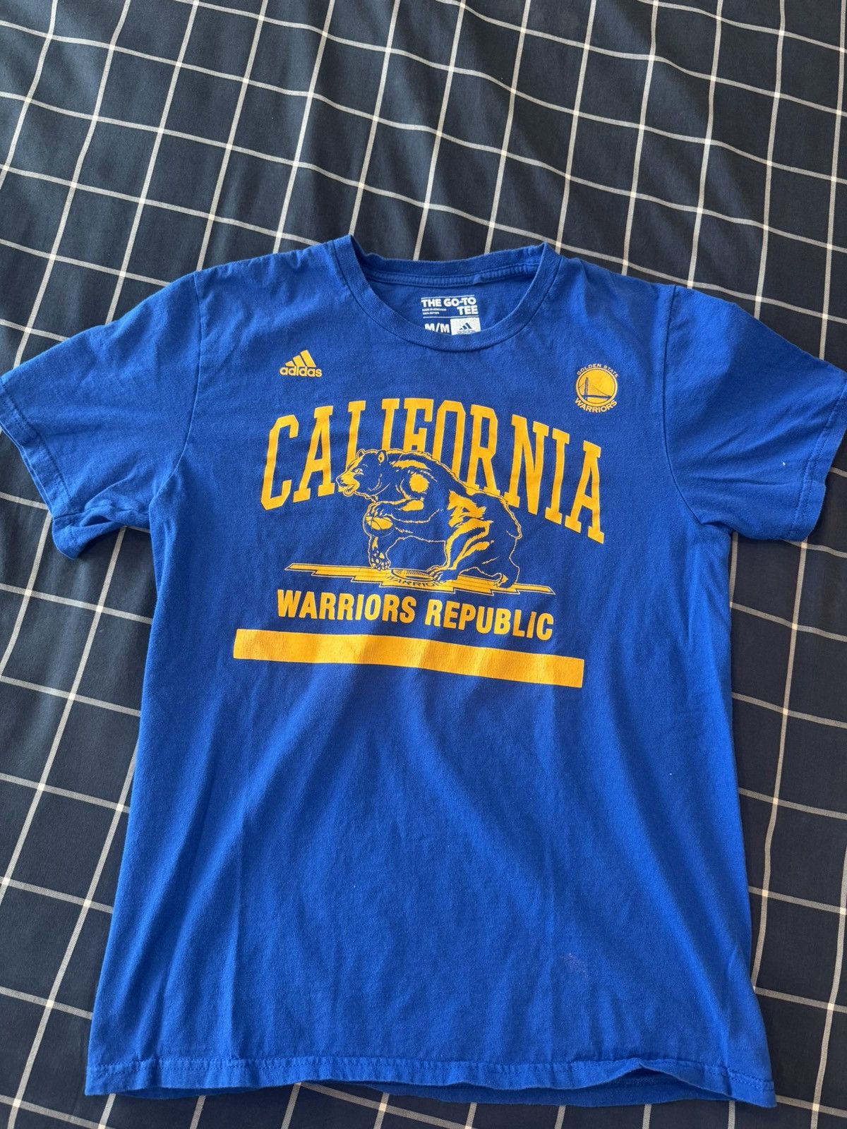 Adidas Adidas Golden State Warriors T-Shirt Mens Small Blue Size US S / EU 44-46 / 1 - 1 Thumbnail