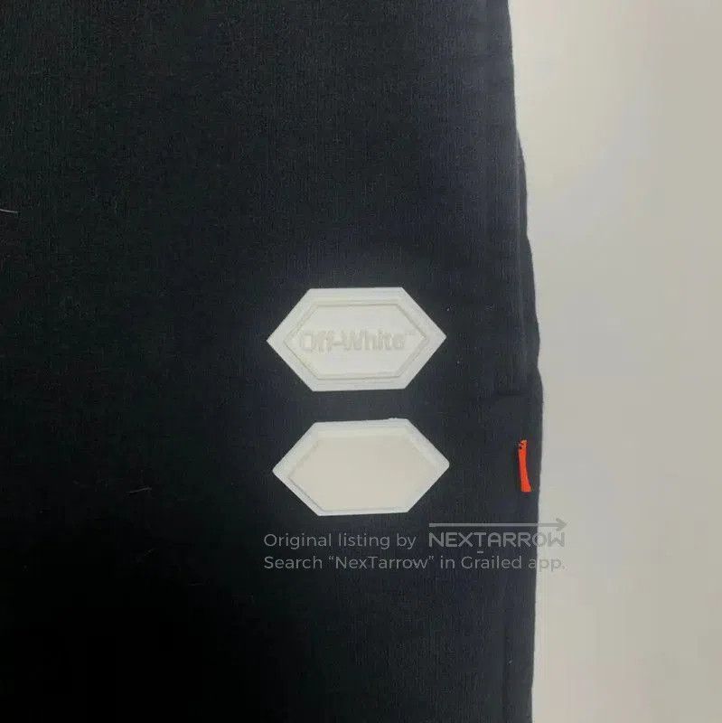 Off-White Off-White Black Cotton Men's Summer Shorts . Size US 27 - 3 Thumbnail