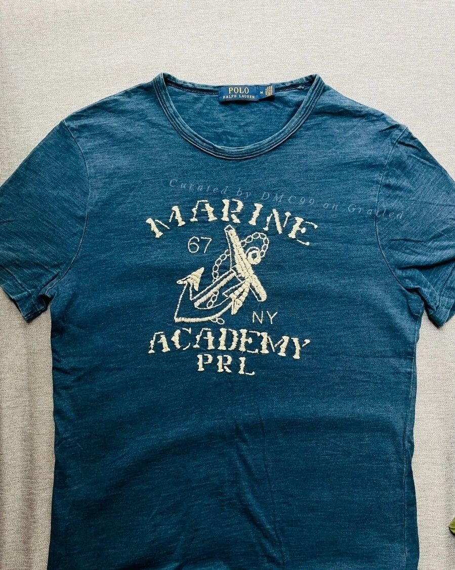 RRL Ralph Lauren RRL Ralph Lauren Vintage Anchor Embroidered Tee Size US M / EU 48-50 / 2 - 1 Thumbnail