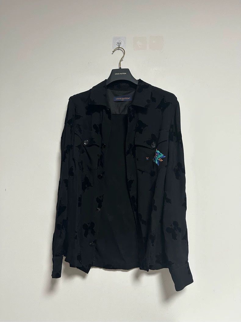 Louis Vuitton Louis Vuitton Butterfly print shirt Size US S / EU 44-46 / 1 - 1 Thumbnail