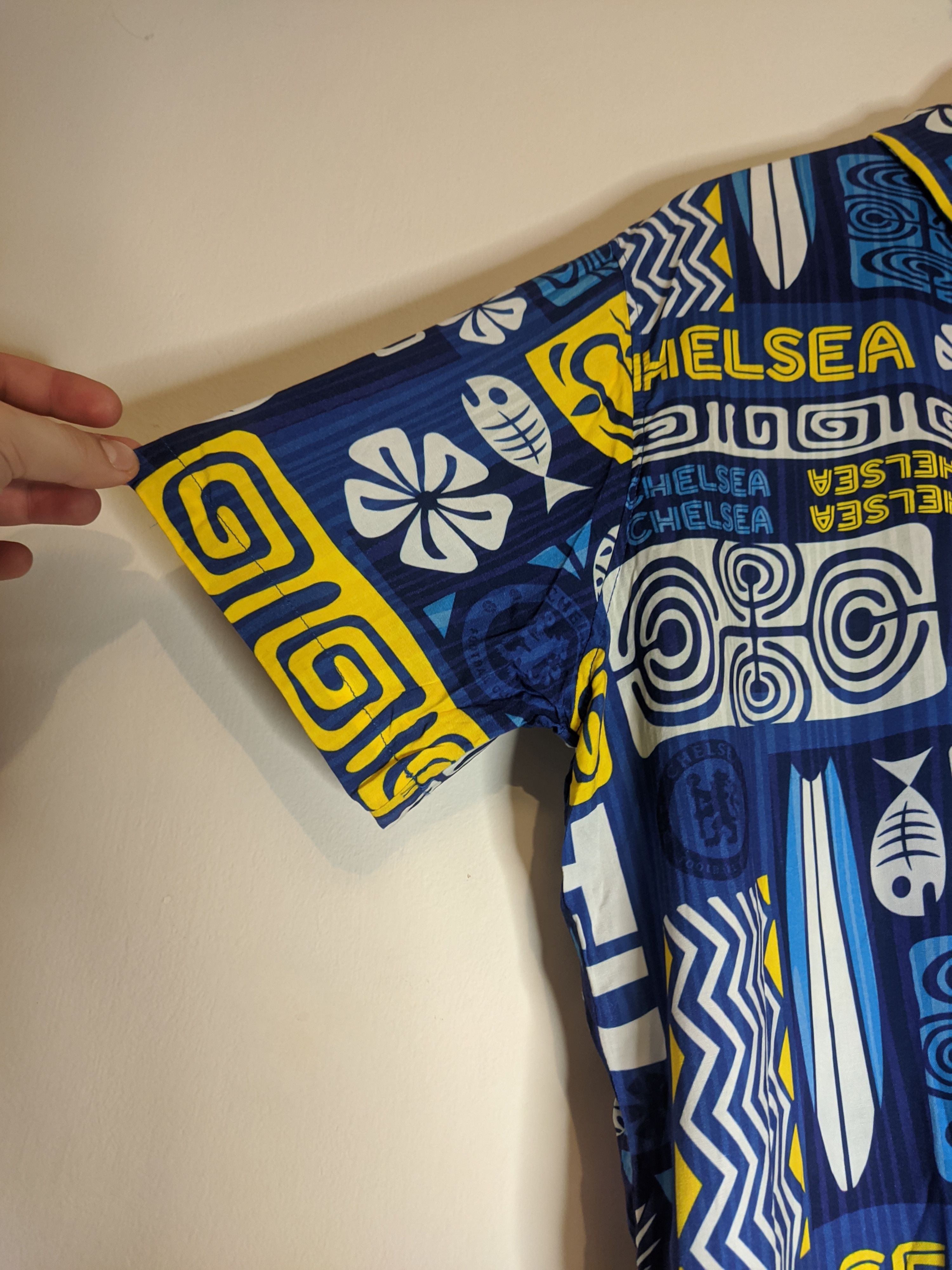 Chelsea Soccer Chelsea FC Viscose Button Up Shirt Size US M / EU 48-50 / 2 - 5 Thumbnail