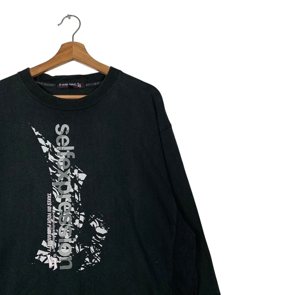 Japanese Brand Japanese Brand B One Soul Self Expression Sweatshirt Size US L / EU 52-54 / 3 - 5 Thumbnail