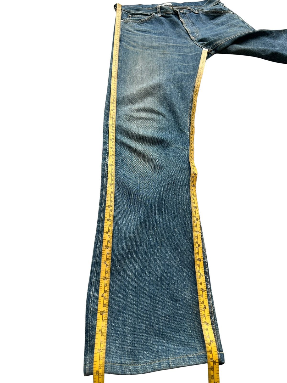 Fiorucci Vintage Fiorucci Distressed Selvedge Denim Jeans 31x32 Size US 31 - 14 Thumbnail