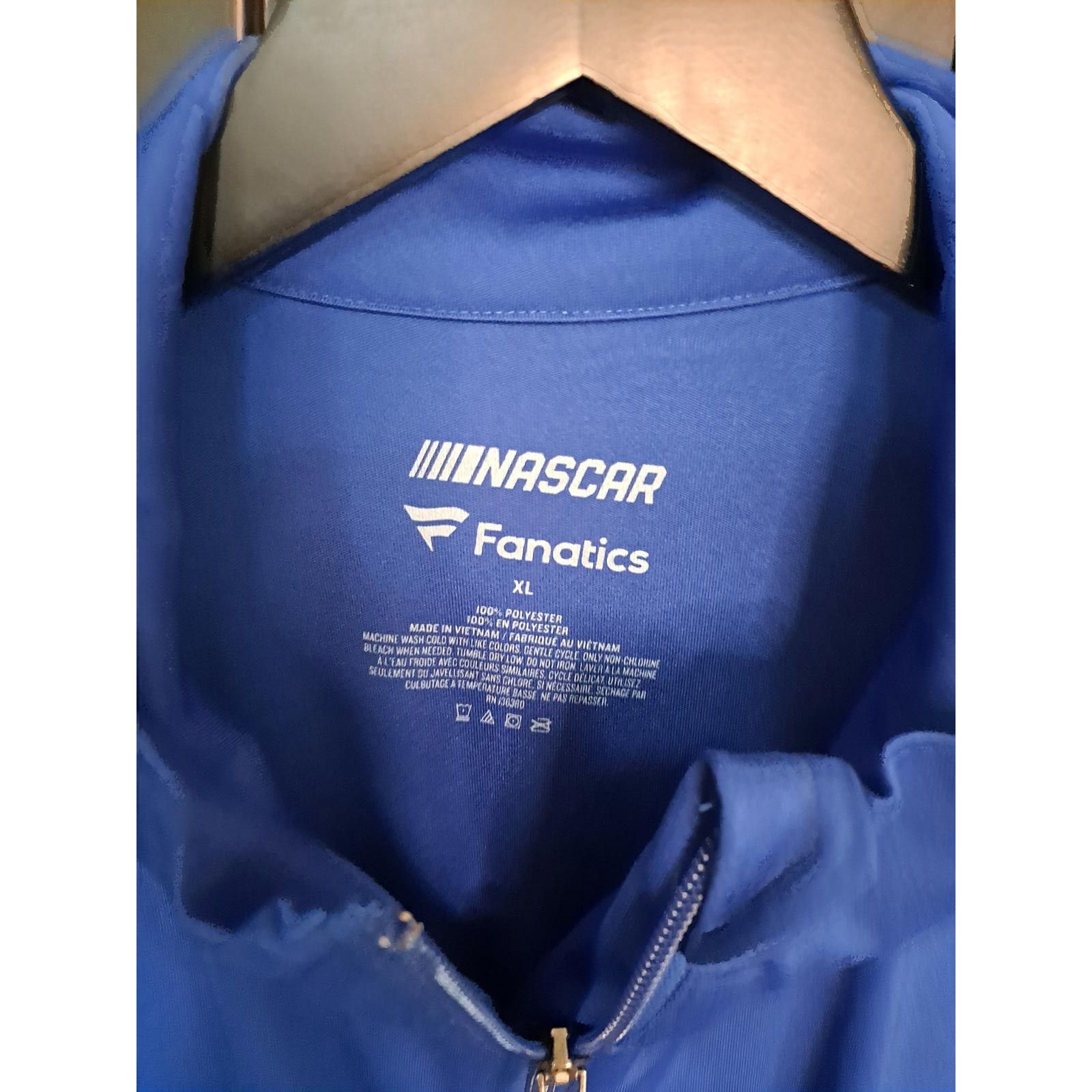 Other Fanatics NASCAR 1/4 Zip Blue #48 Long Sleeve Size XL Size US XL / EU 56 / 4 - 3 Thumbnail