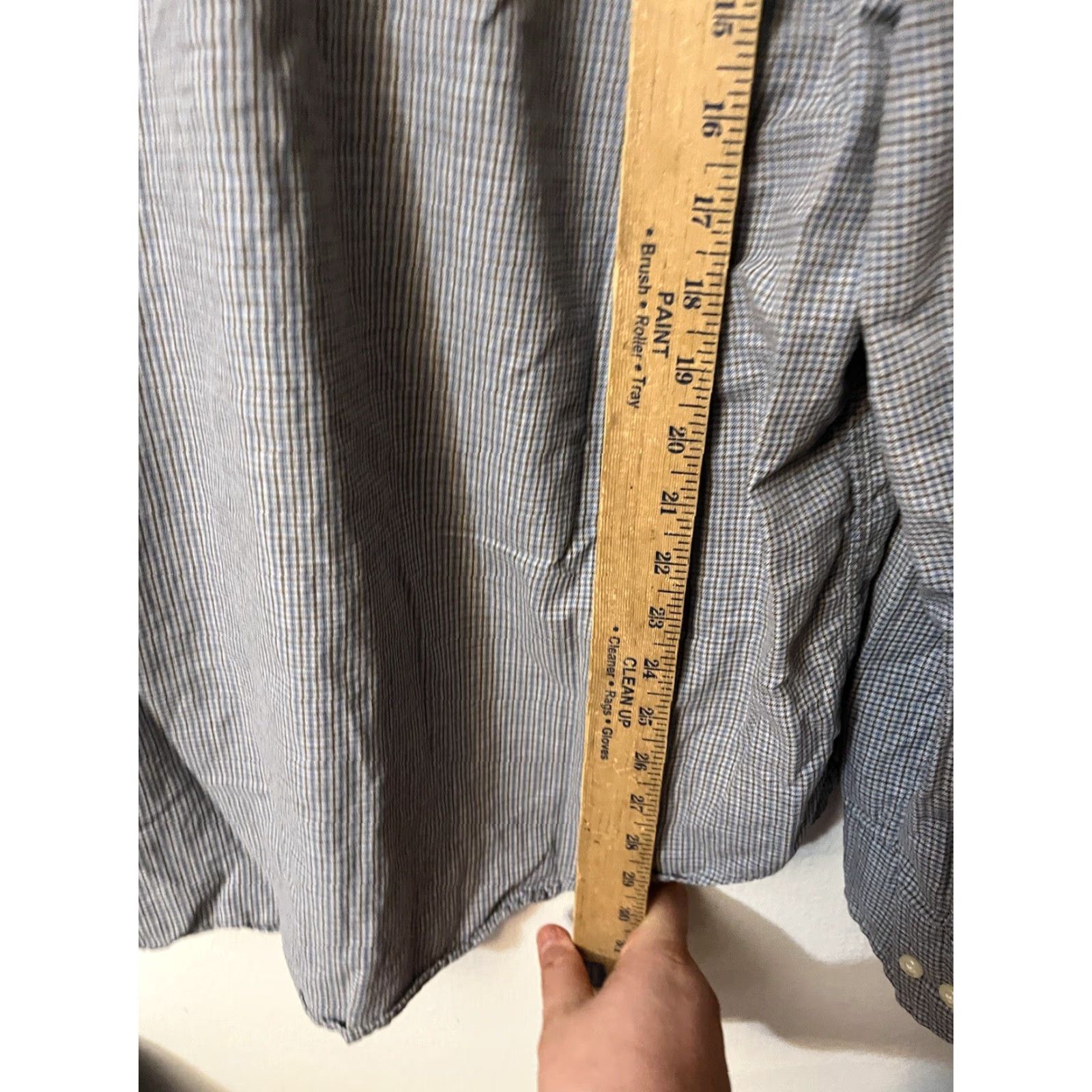 Lands' End Lands' End Button-Up Shirt Large Long Sleeve Mens Multicolor Plaid Cotton Size US L / EU 52-54 / 3 - 4 Thumbnail