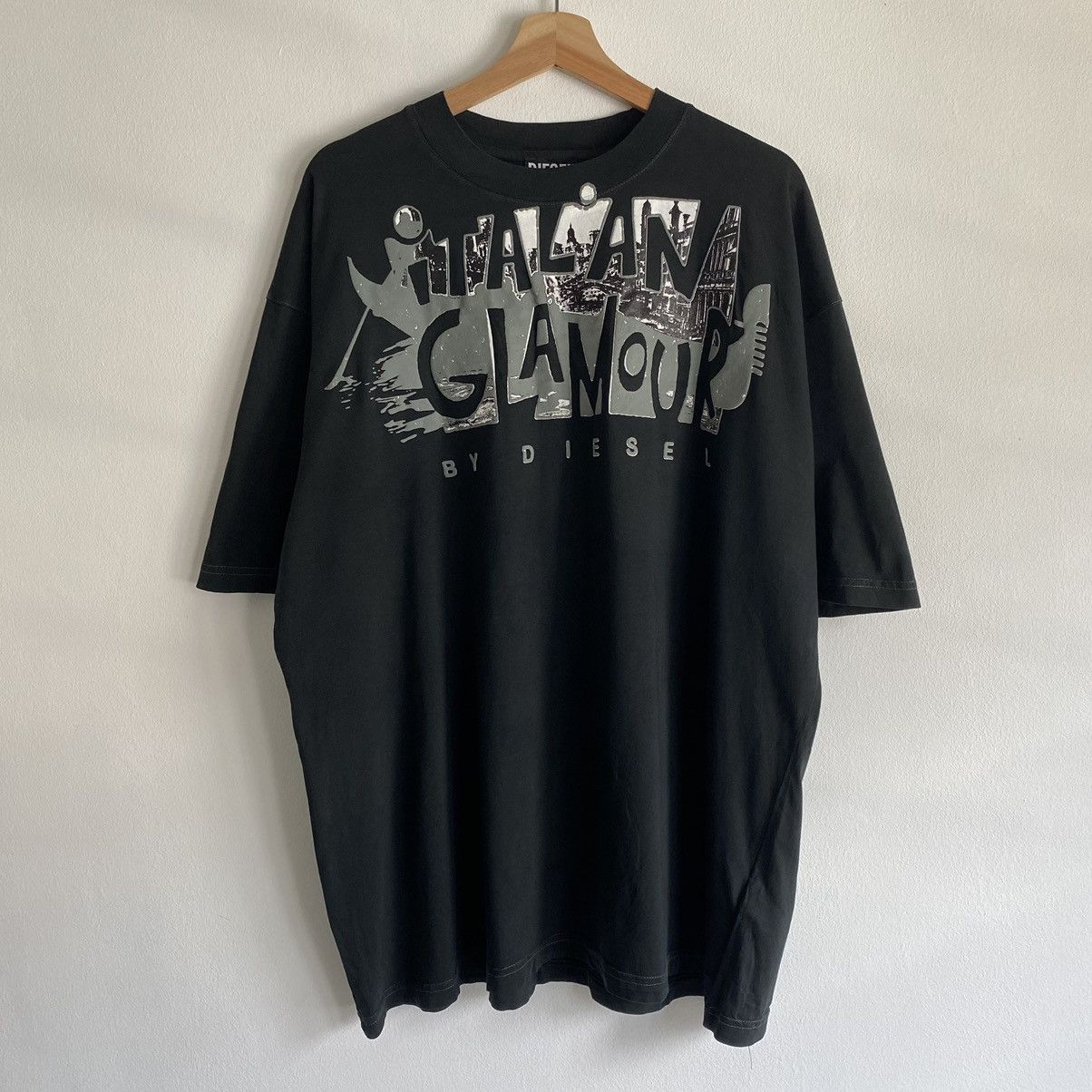 Diesel Diesel Italian Glamour Puff Print Tee Y2K Size US L / EU 52-54 / 3 - 1 Thumbnail