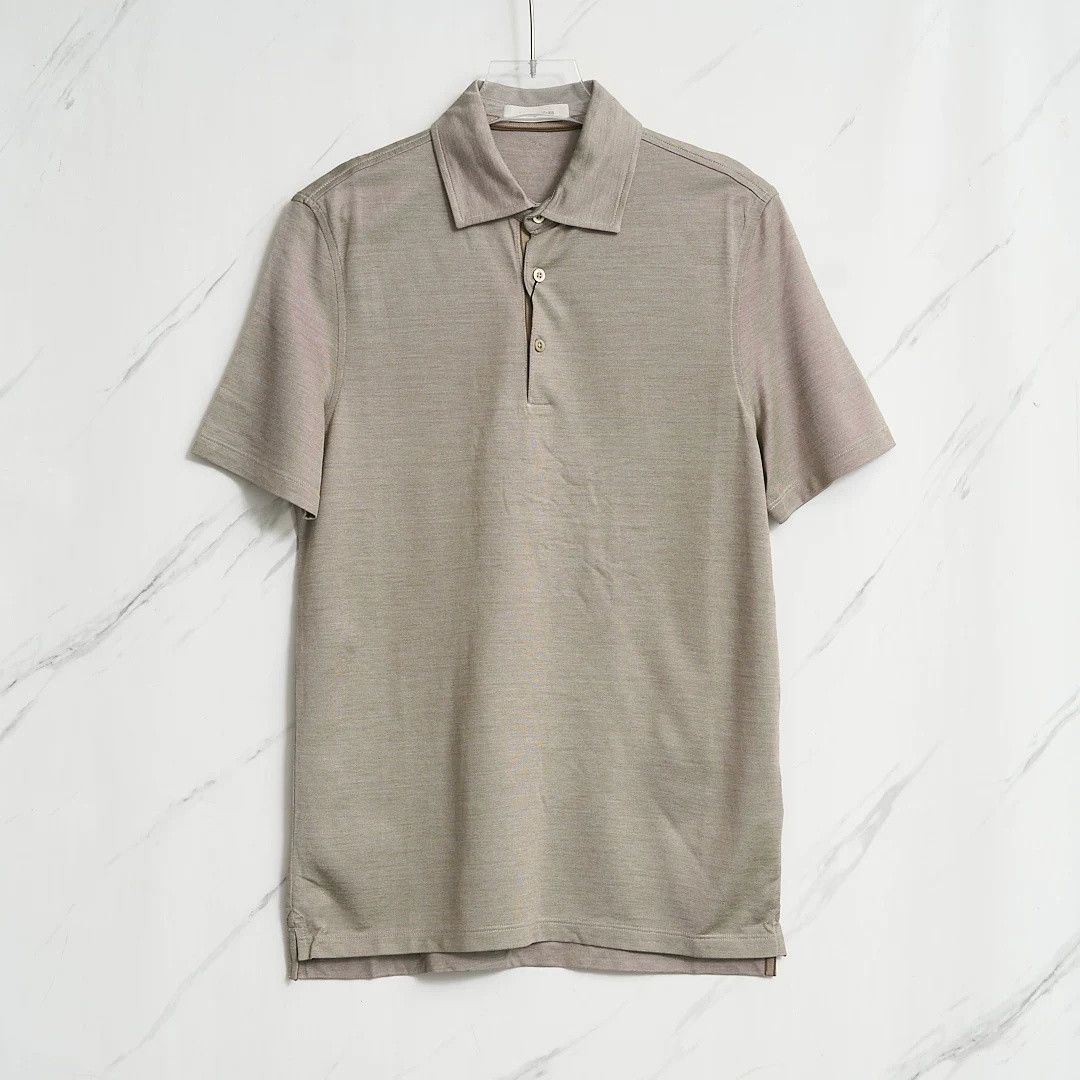 Ermenegildo Zegna Ermenegildo Zegna Men's Lapel Polo Shirt Size US M / EU 48-50 / 2 - 1 Thumbnail