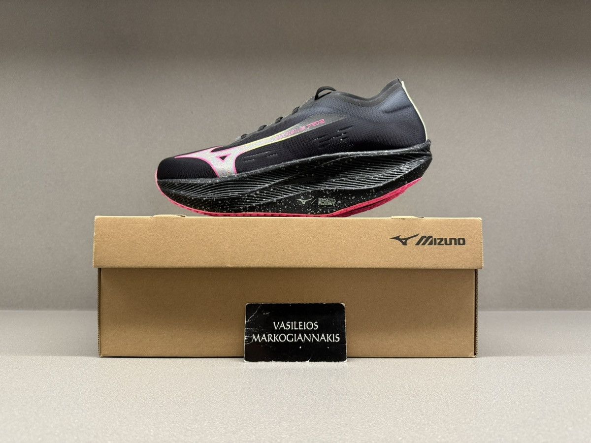 Mizuno Mizuno Wave Rebellion Pro 2 Black Silver Pink Tetra Size US 9.5 / EU 42-43 - 1 Thumbnail