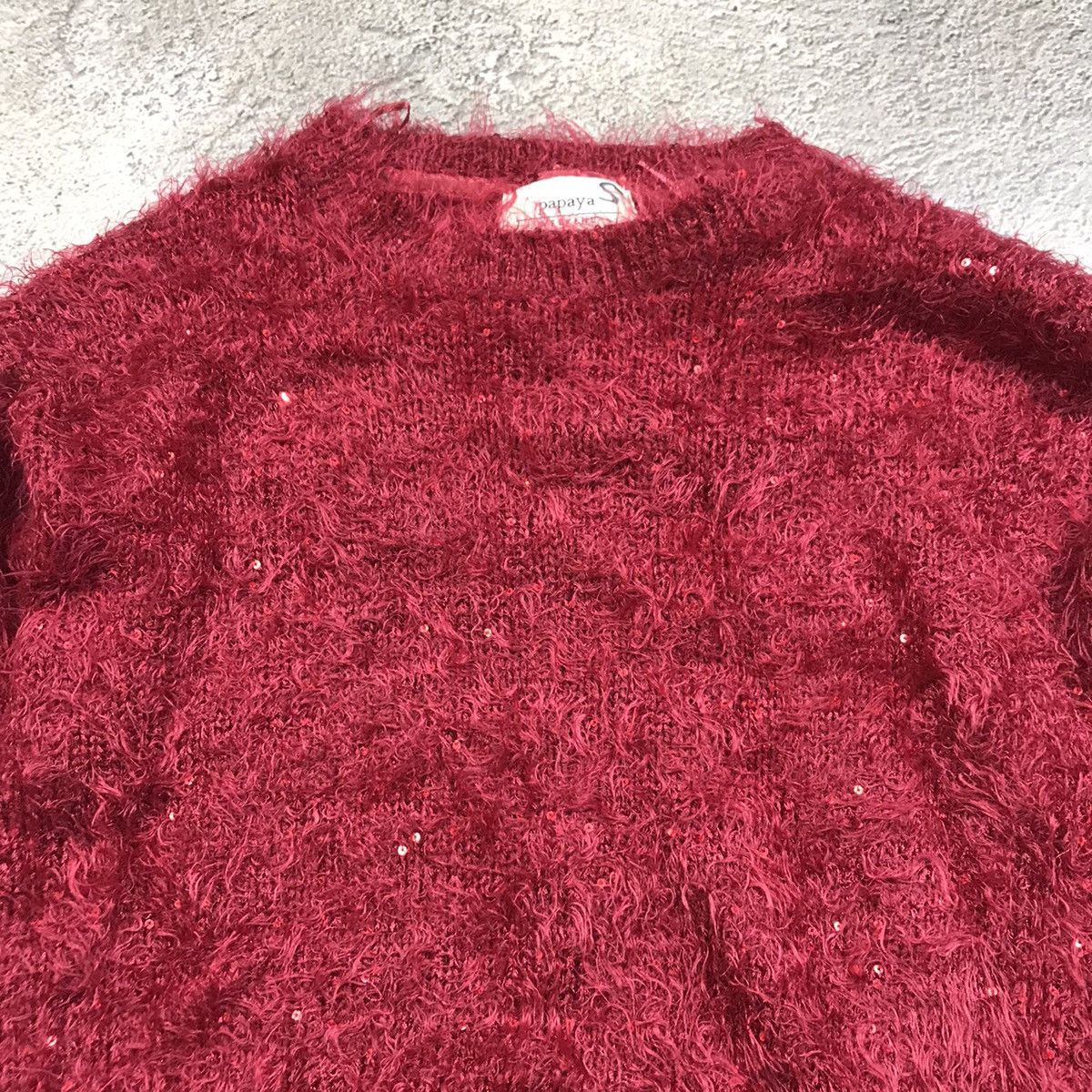 Vintage Vintage Y2K Mohair Oversized Sweater Grunge 90s Knit Faded M Size M / US 6-8 / IT 42-44 - 3 Thumbnail