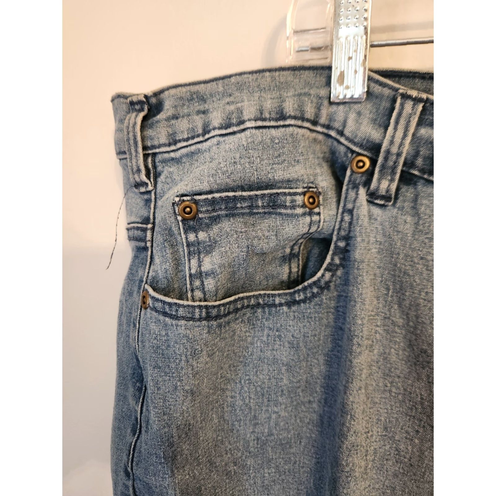 Vintage VINTAGE DG2 Diane Gilman Blue Embellished Shiny Bootcut Jeans 22W Petite Womens Jeans Boots Female Girls Mens Size 40" / US 18 - 4 Thumbnail