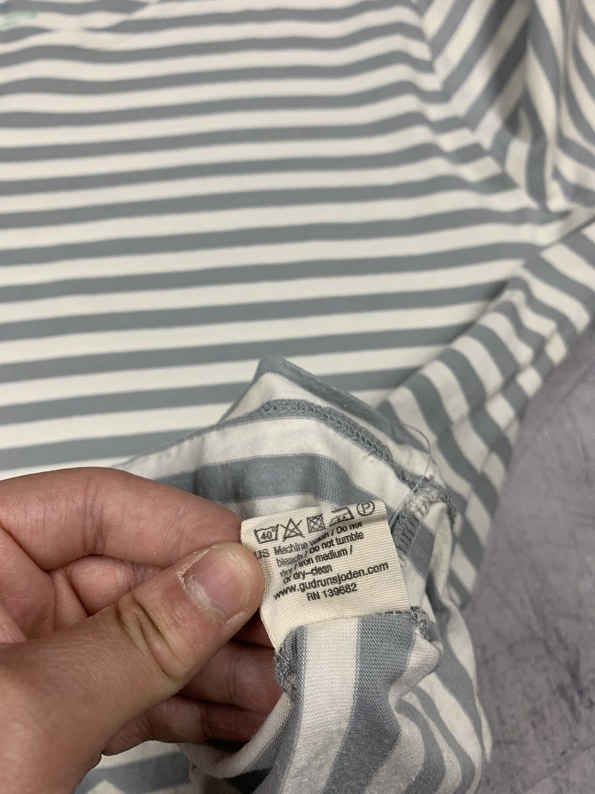 Gudrun Sjoden Gudrun Sjoden Striped Long Sleeve T-Shirt Size XXL Y2K Size XXL / US 16-18 / IT 52-54 - 8 Thumbnail