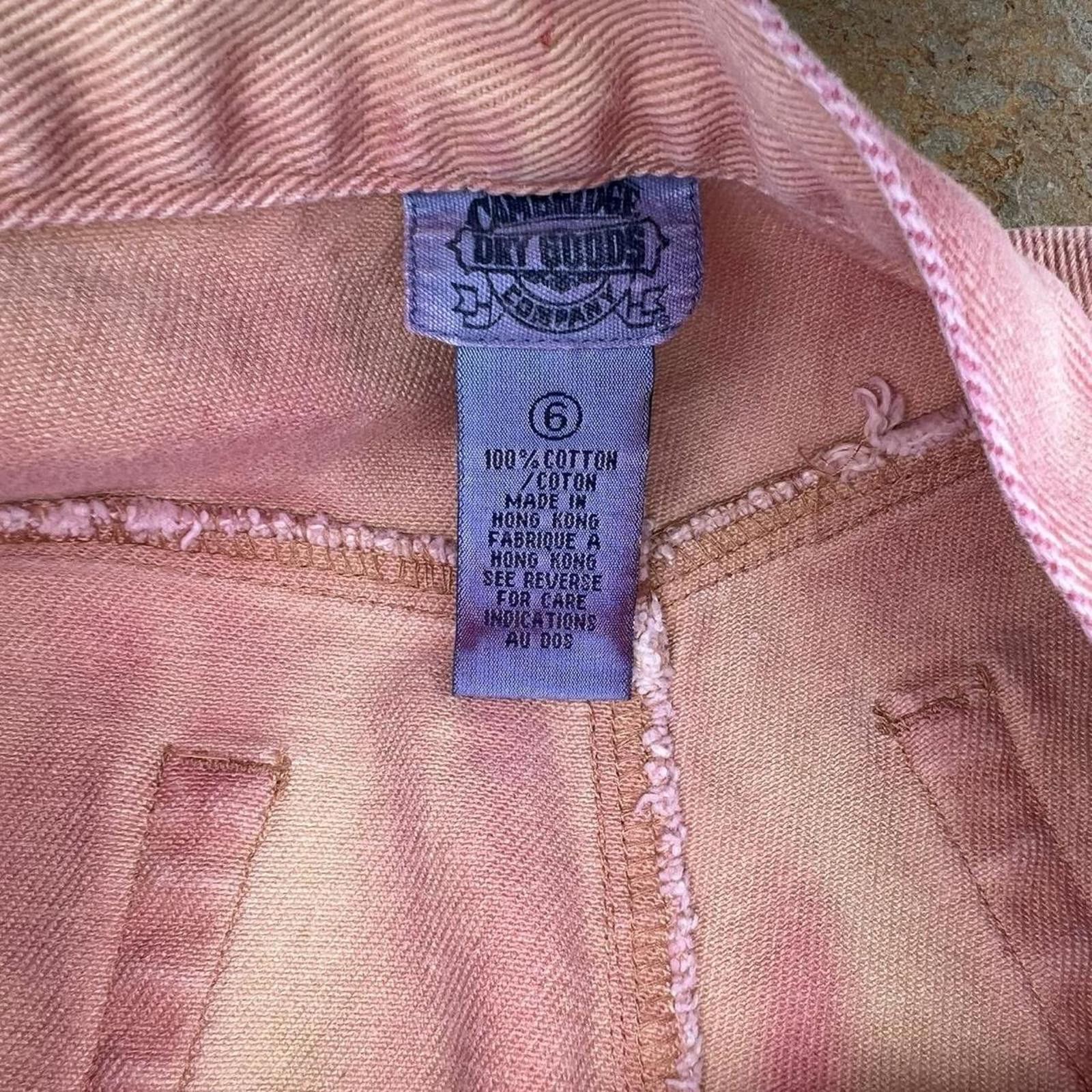 Vintage Vintage 90s Reworked Upcycled Pink Peach Jeans Size 26" / US 2 / IT 38 - 3 Thumbnail