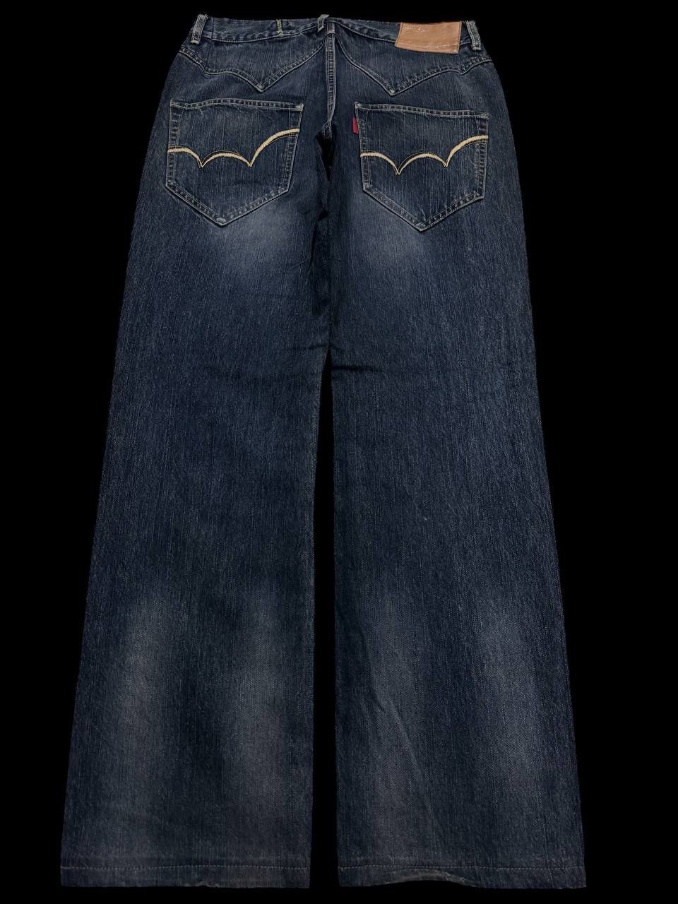 Edwin INSANE 90s Style Edwin 503 Rusty Sand Washed Dark Jeans Size US 32 / EU 48 - 1 Thumbnail