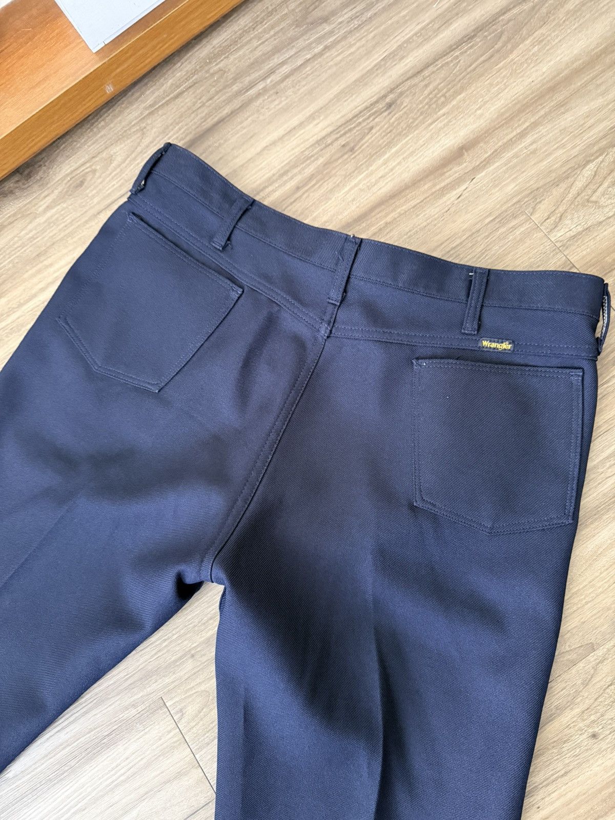 Wrangler Vintage Wrangler Pants 40x 30 Navy Polyester Western Slacks Size US 40 / EU 56 - 5 Thumbnail