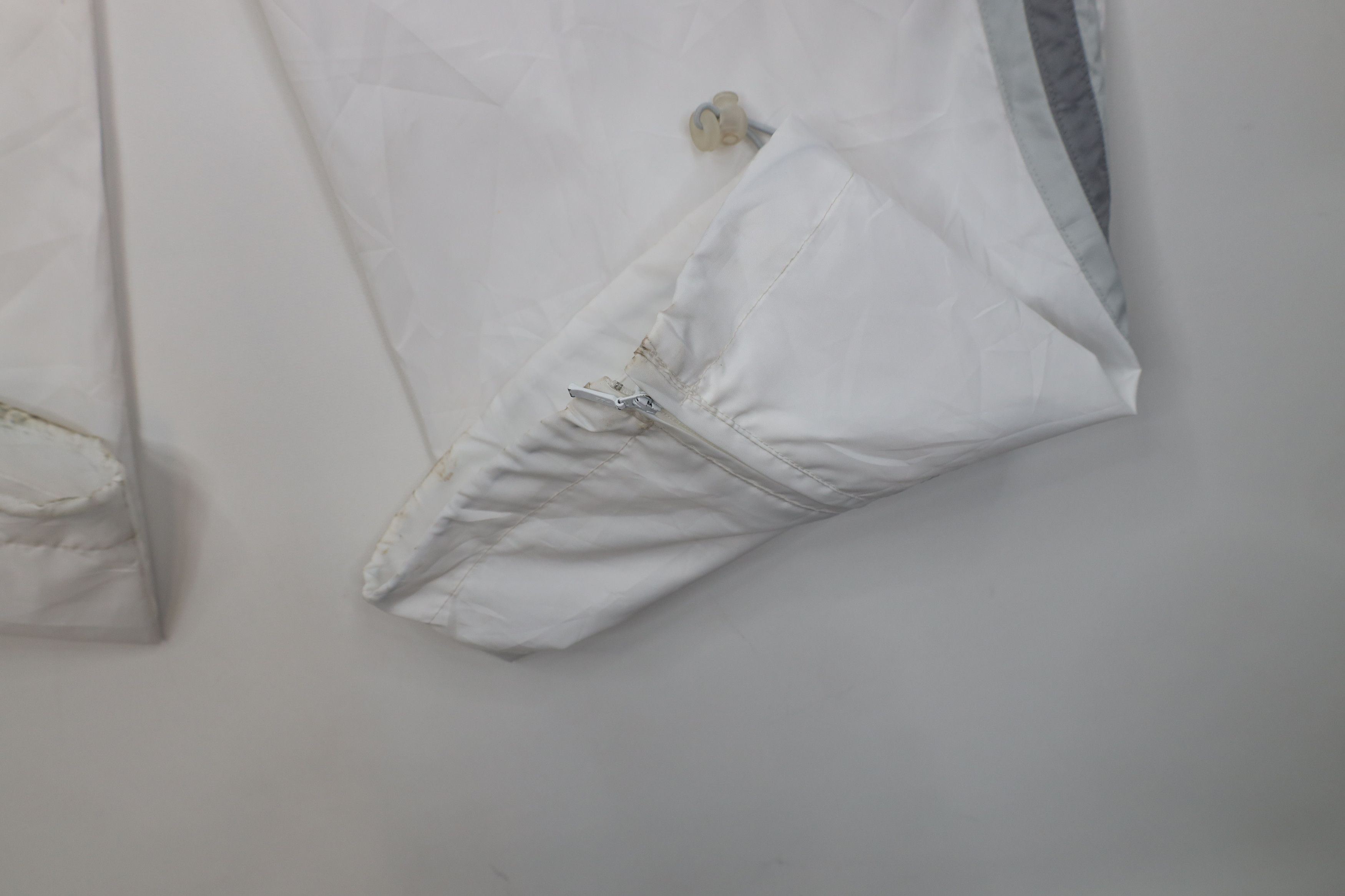 Nike Vintage Y2K Nike Swoosh Wide Leg Windbreaker Pants White Size US 36 / EU 52 - 7 Thumbnail