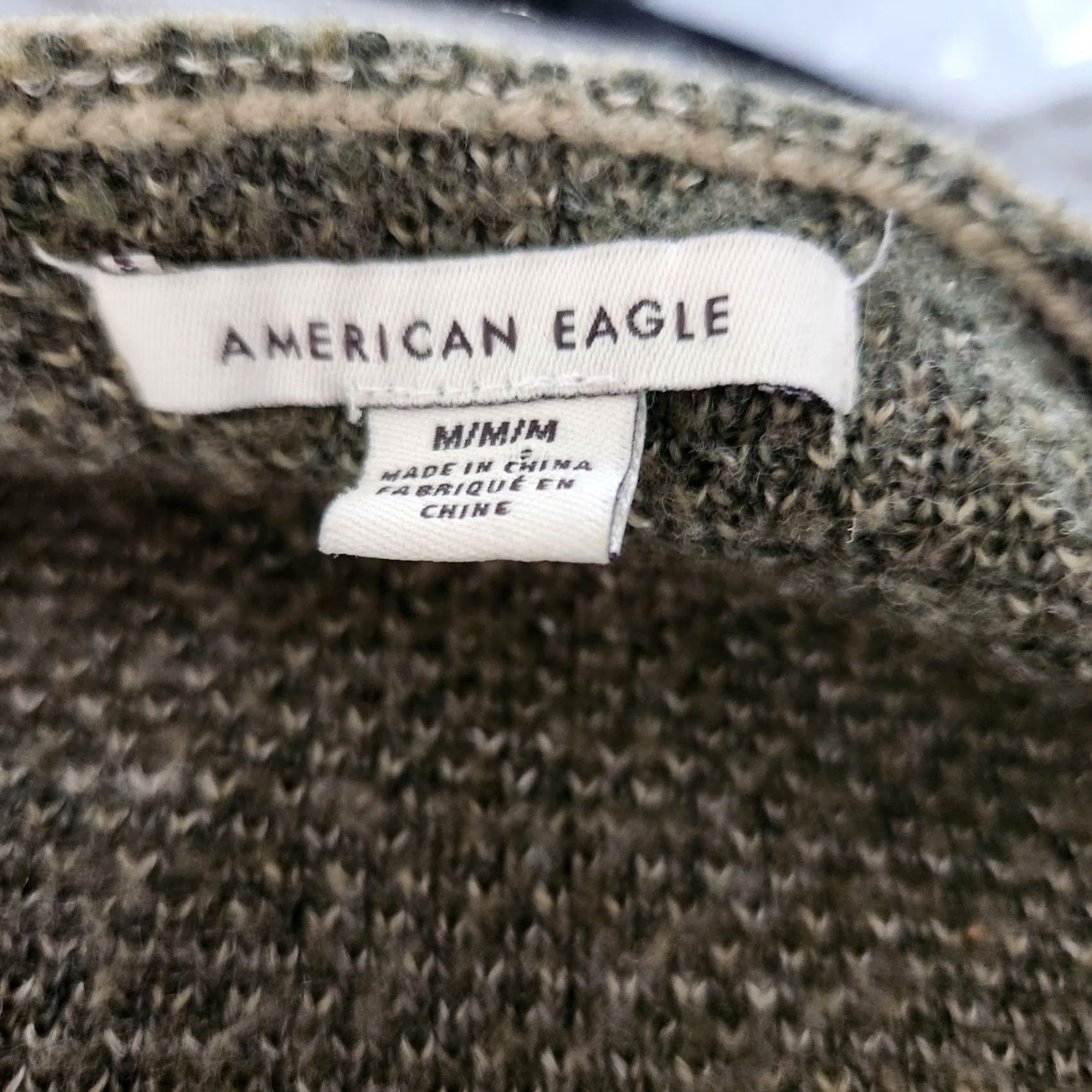 American Eagle Outfitters American Eagle Women’s Open Front Cardigan Size M Camo Cozy Pockets Sweater Knit Fall Autumn Womens Regular"} Size M / US 6-8 / IT 42-44 - 7 Thumbnail