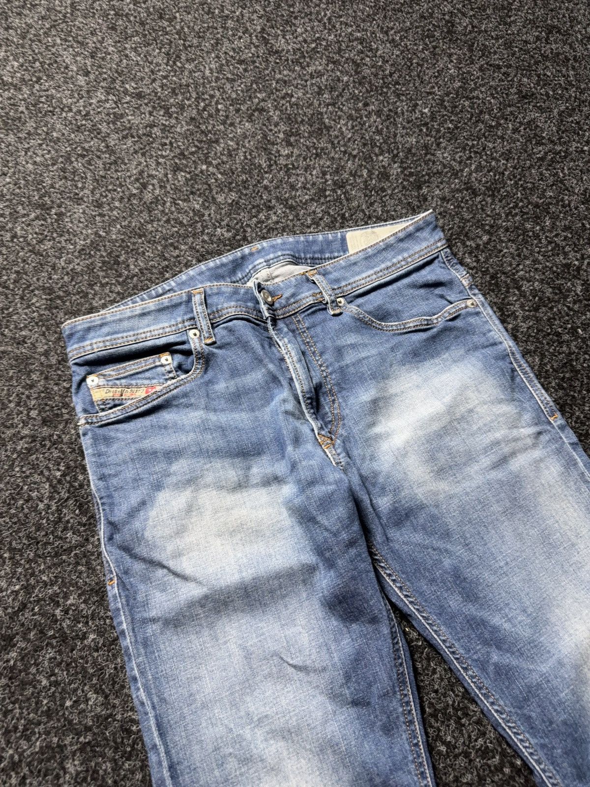 Diesel 00s Y2K Luxury Diesel Thavar-XP Slim Tapered Jeans Y2K Denim Size US 30 / EU 46 - 5 Thumbnail