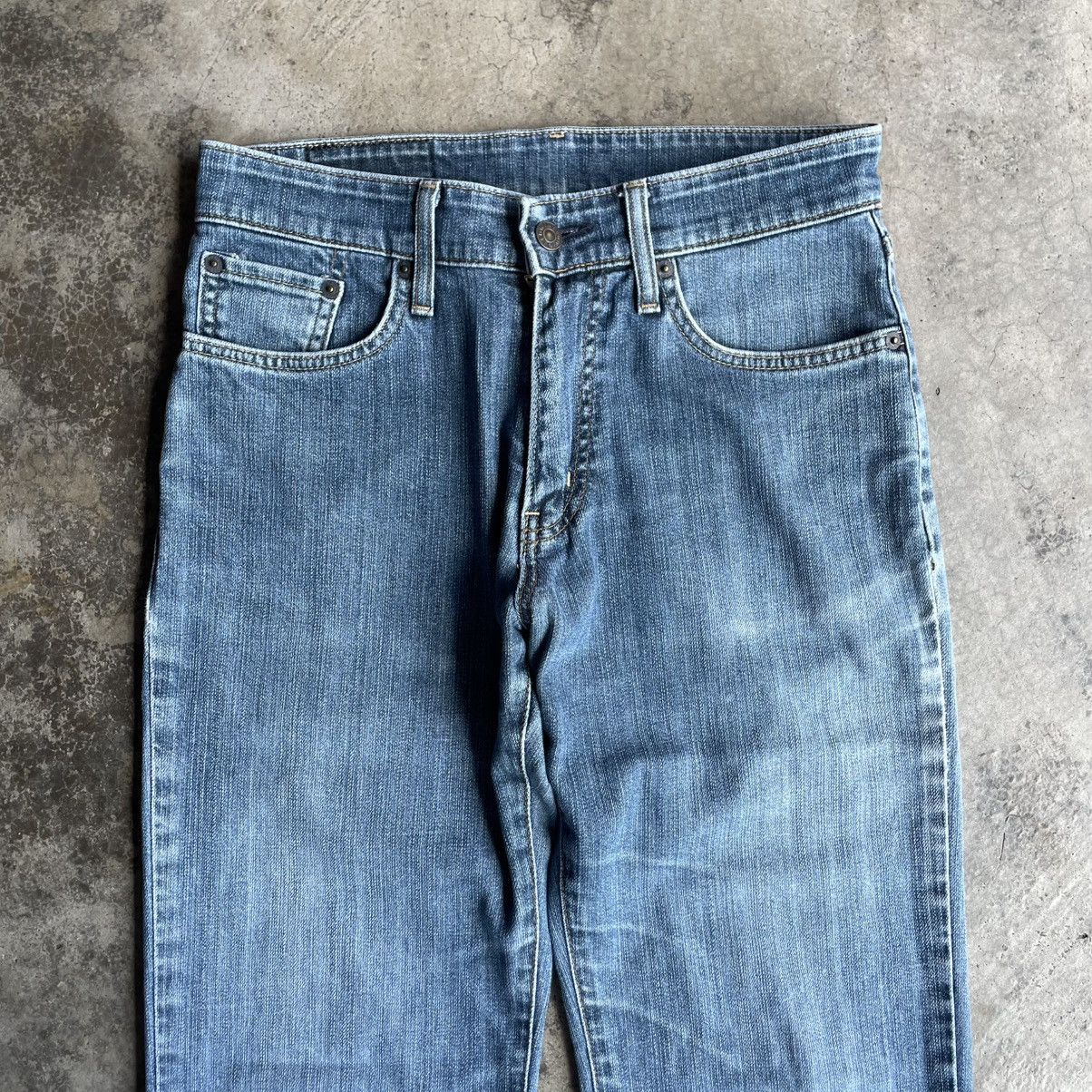 Edwin 🔥Vintage Edwin F503 Stoned Washed Distress Denim Jeans Size US 30 / EU 46 - 2 Thumbnail