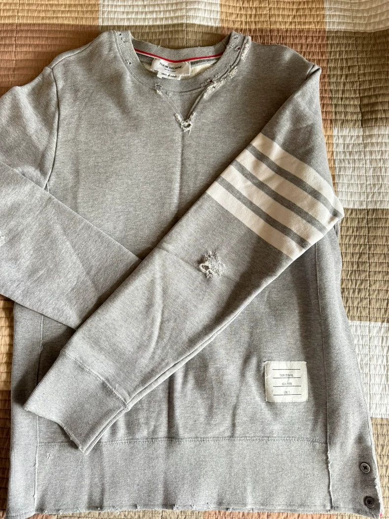 Thom Browne Thom browne Classic sweatshirt 2503-Nextarrow Size US M / EU 48-50 / 2 - 4 Thumbnail