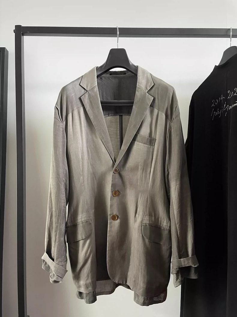 Yohji Yamamoto Yohji Yamamoto 14aw Rainy Season Show Style jacket Size US M / EU 48-50 / 2 - 2 Thumbnail