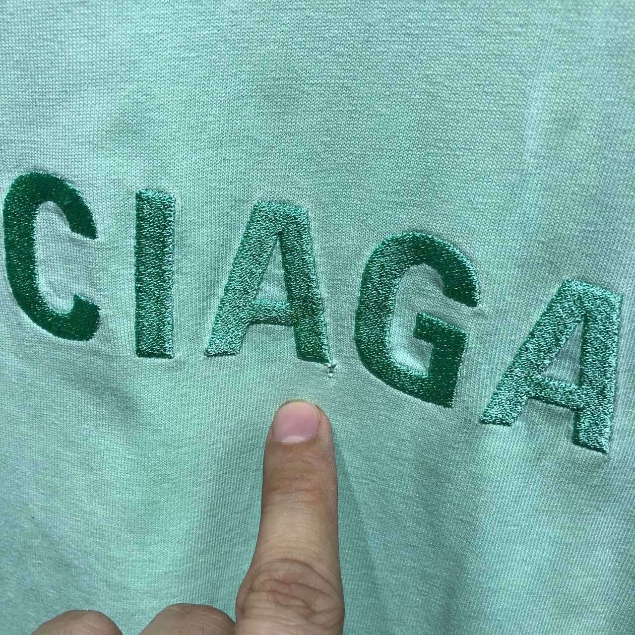 Balenciaga Balenciaga Embroidered tee Size US M / EU 48-50 / 2 - 3 Thumbnail