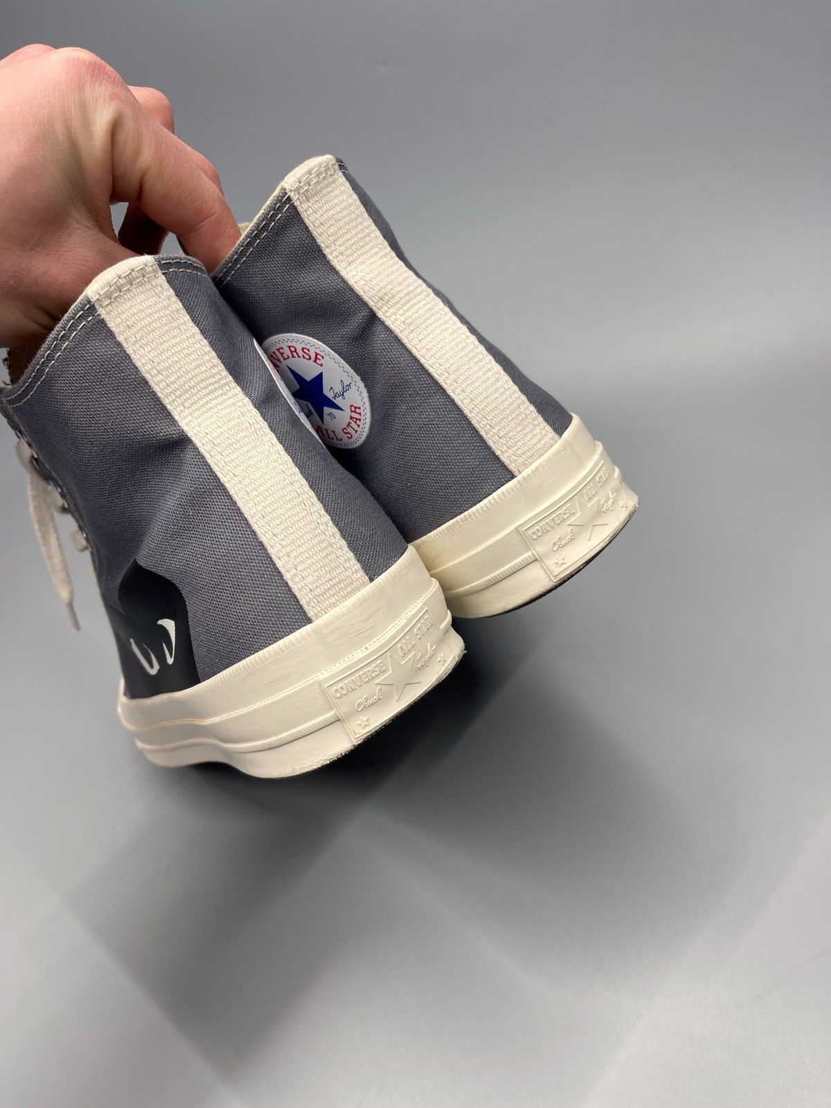 Comme des Garcons × Converse Comme Des Garcons x Converse Hi Top Sneakers Size US 9.5 / EU 42-43 - 12 Thumbnail