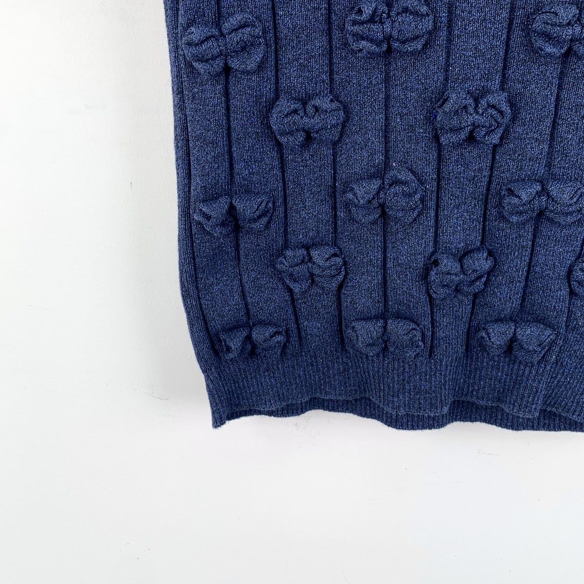 Chanel Chanel navy blue three-dimensional bow embellished jumper Size XS / US 0-2 / IT 36-38 - 4 Thumbnail