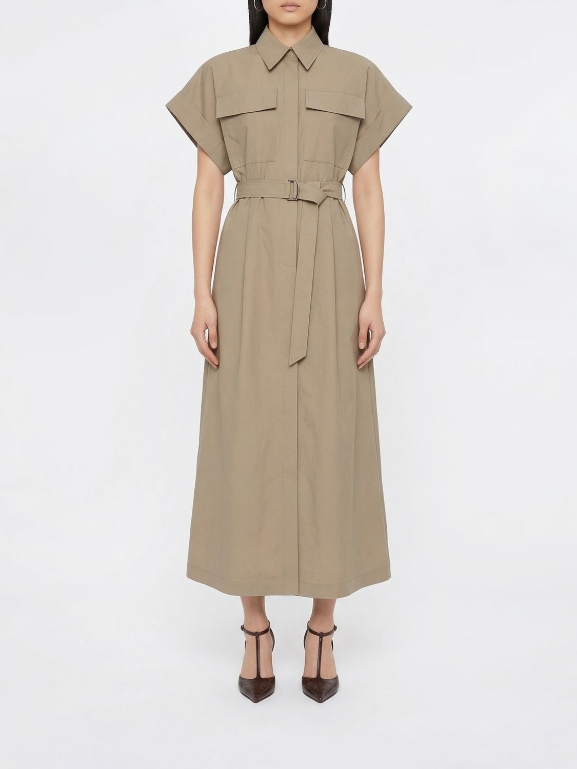 Brunello Cucinelli Brunello Cucinelli Dress Woman Brown Size S / US 4 / IT 40 - 1 Thumbnail