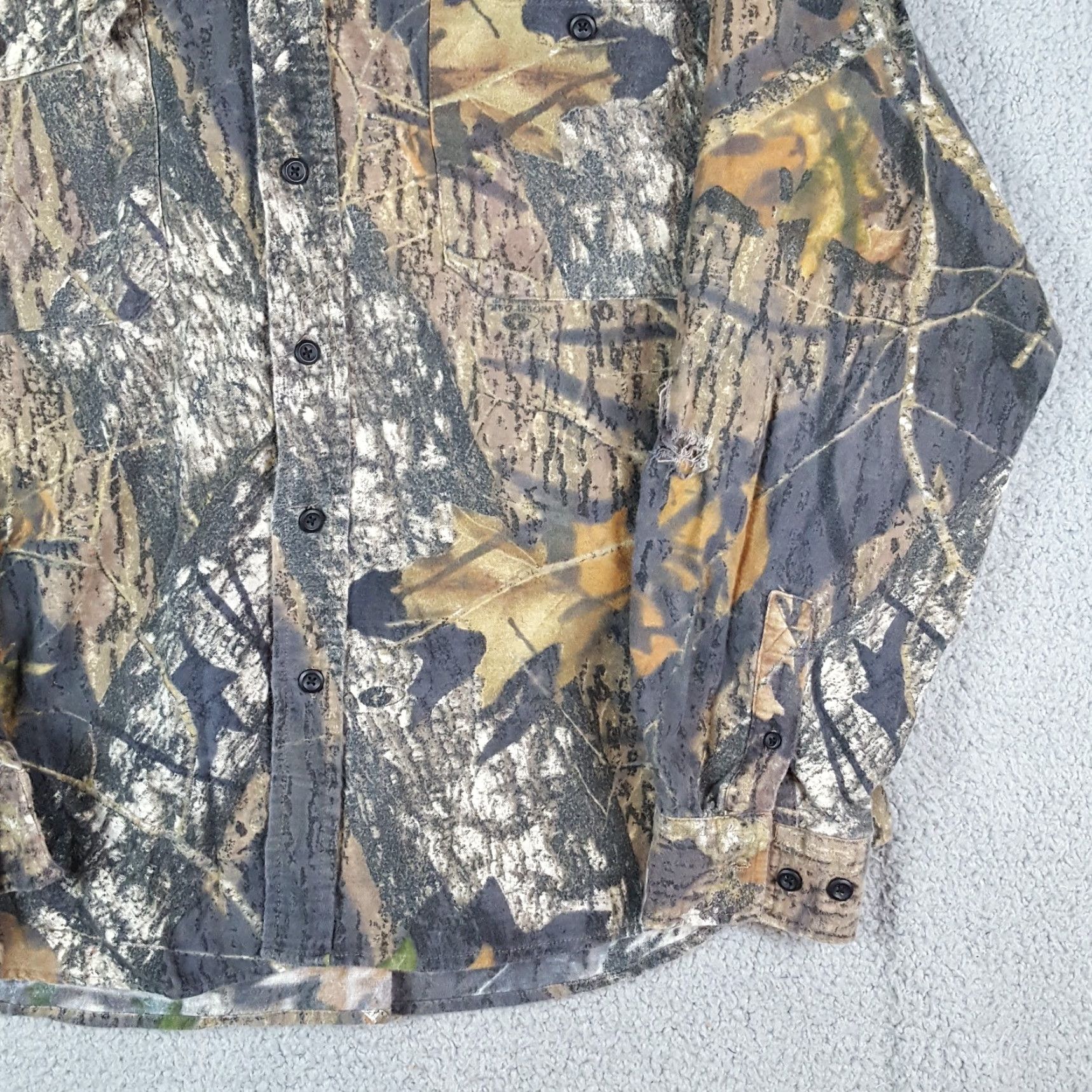 Vintage VINTAGE Field Staff Camouflage Shirt Men's XL Long Sleeve Casual Hunting 90s 00s Y2K Size US XL / EU 56 / 4 - 3 Thumbnail