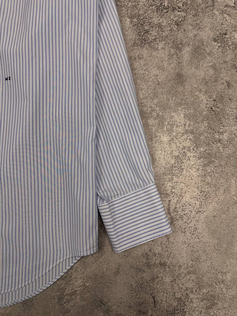 Other Gino Venturini Men Striped Shirt Blue White Size XL Size US XL / EU 56 / 4 - 3 Thumbnail