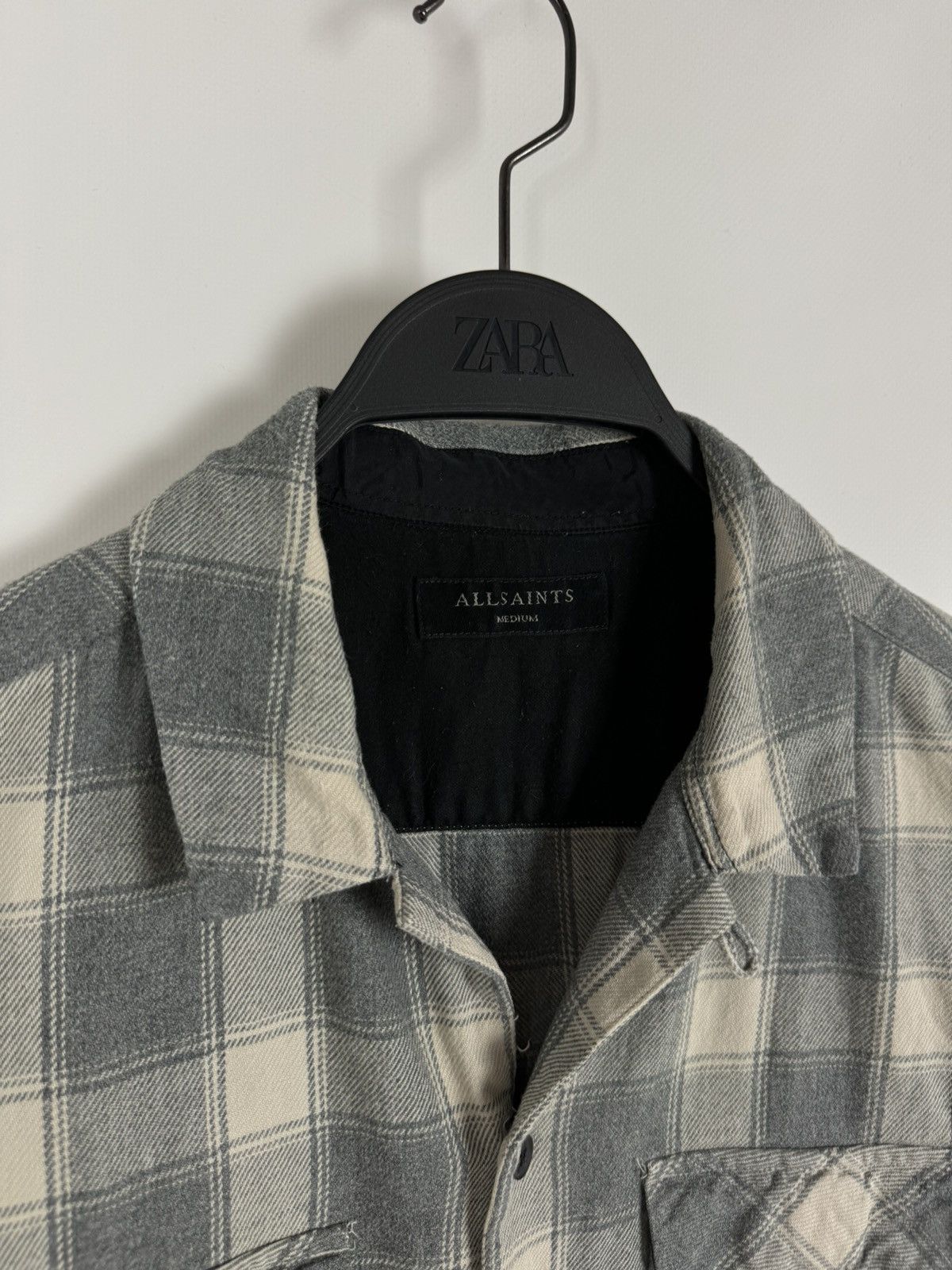 Allsaints AllSaints Kapelle Check LS Chest Pockets Shirt Size US M / EU 48-50 / 2 - 3 Thumbnail
