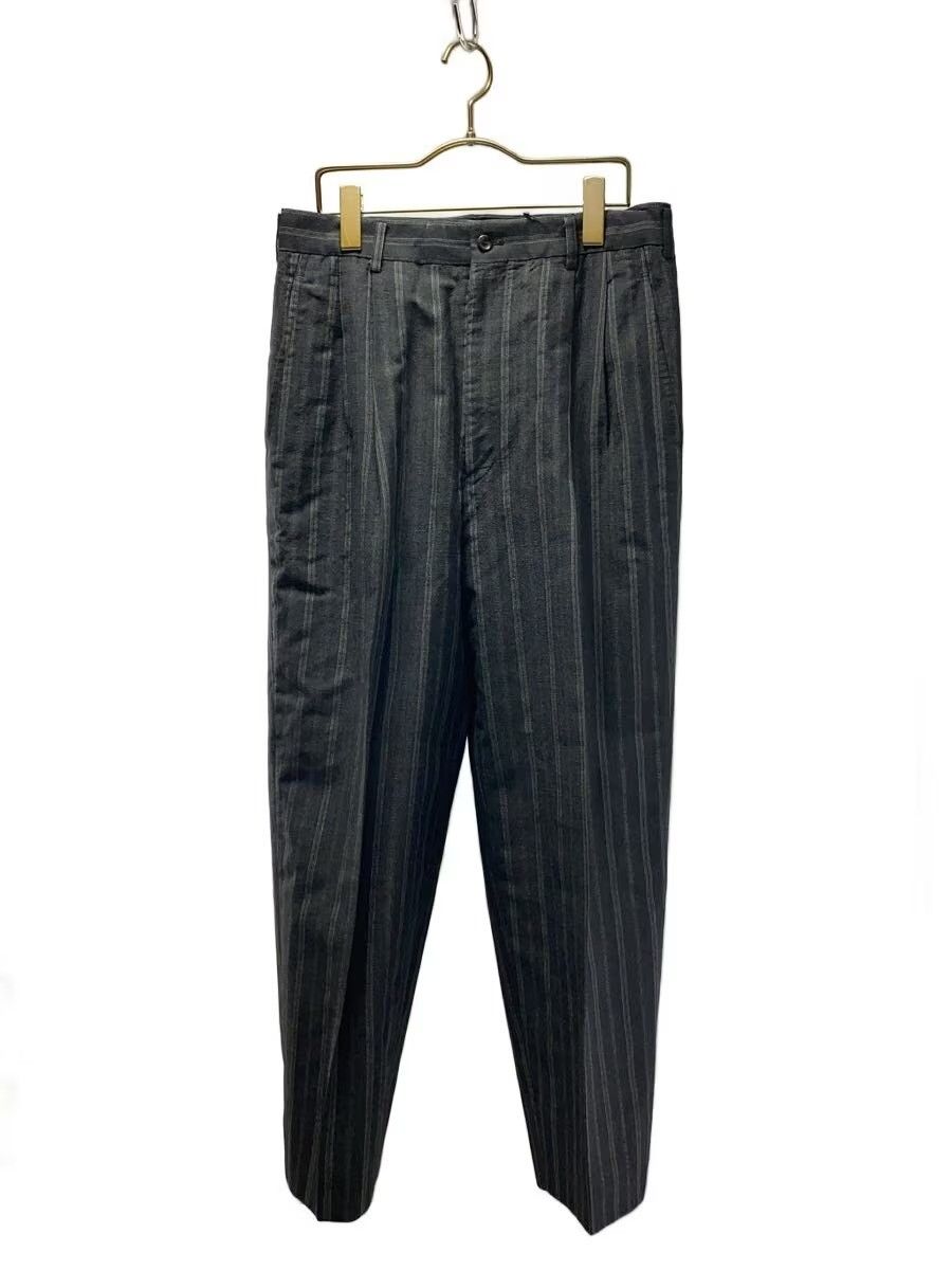 Comme des Garcons Homme 1993 Striped Wool Pants Size US 30 / EU 46 - 1 Thumbnail
