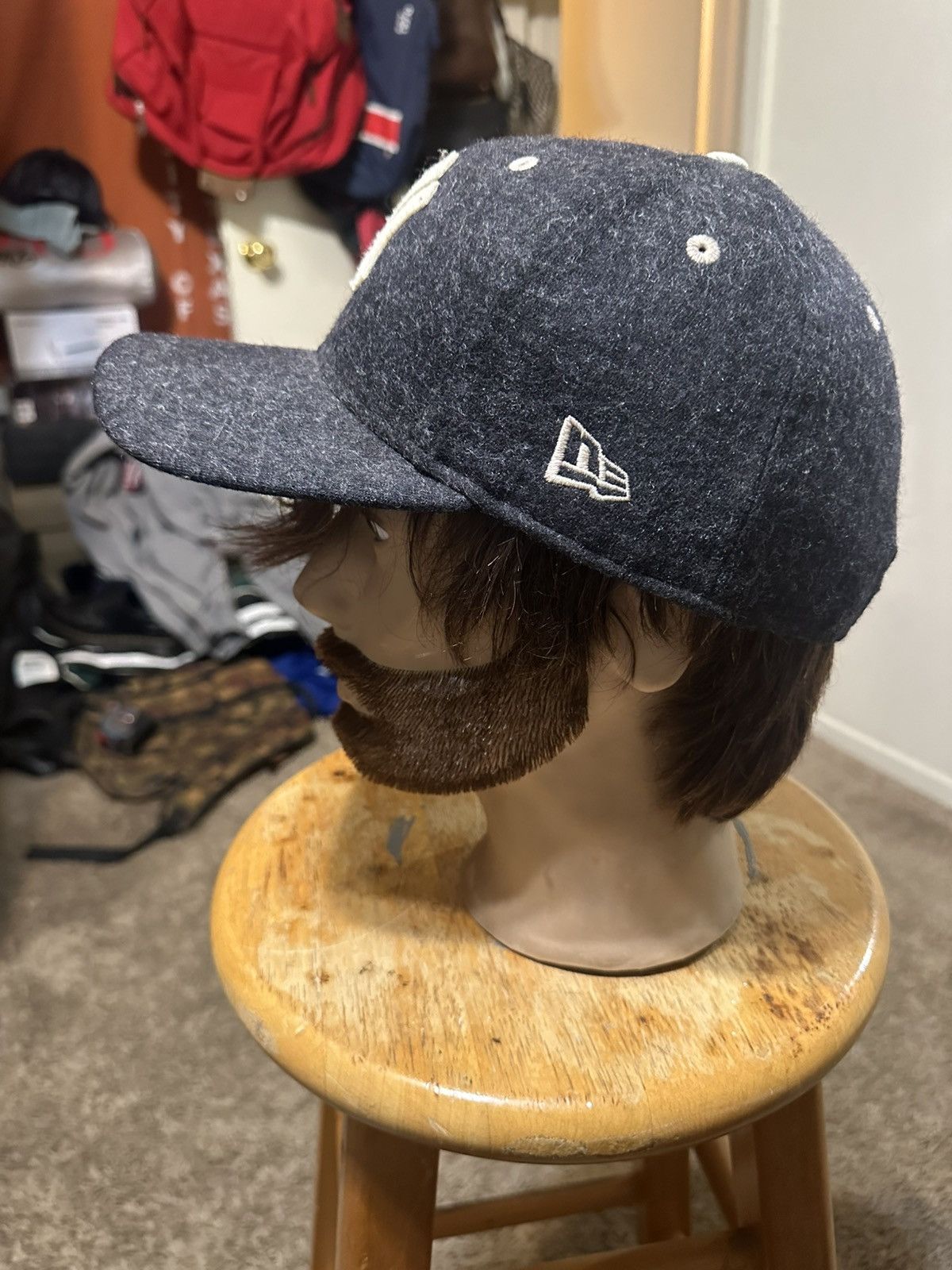 New Era Vintage MLB New Era New York Yankees “black denim” hat 00s Size ONE SIZE - 5 Thumbnail