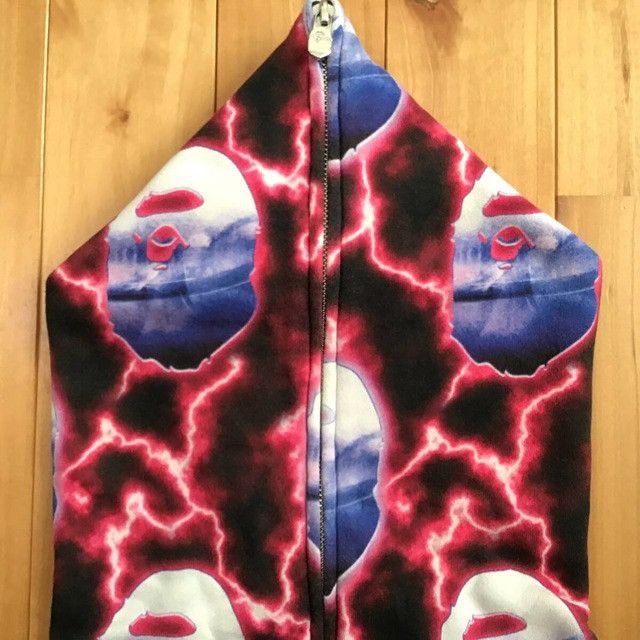 Bape BAPE LIGHTNING full zip hoodie a bathing ape Size US M / EU 48-50 / 2 - 3 Thumbnail