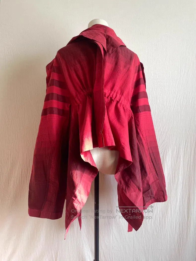 Issey Miyake Issey Miyake Red Coat Size M / US 6-8 / IT 42-44 - 6 Thumbnail