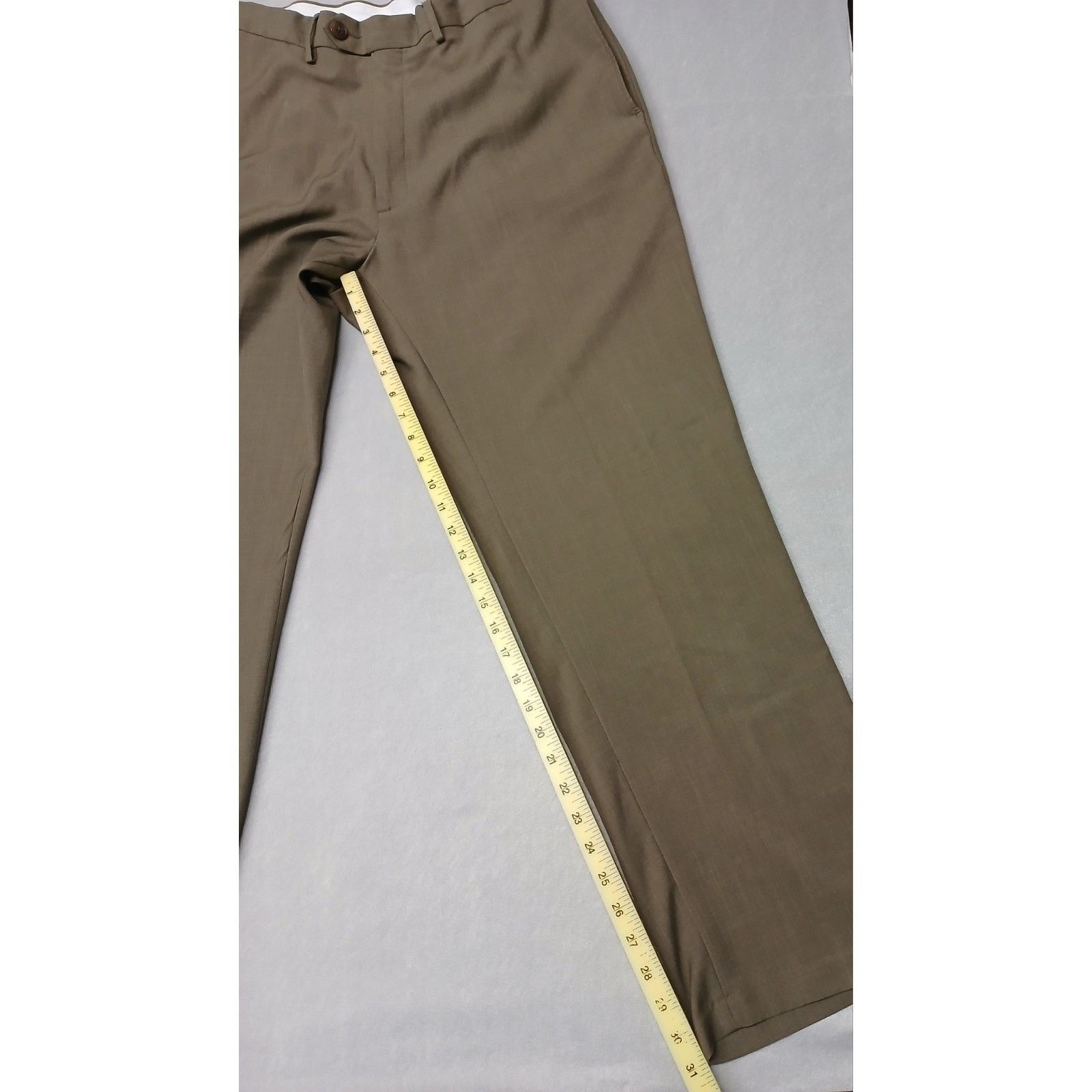 Haggar Haggar 38x32 Beige Polyester Relaxed Comfort Classic Pants Size US 38 / EU 54 - 2 Thumbnail