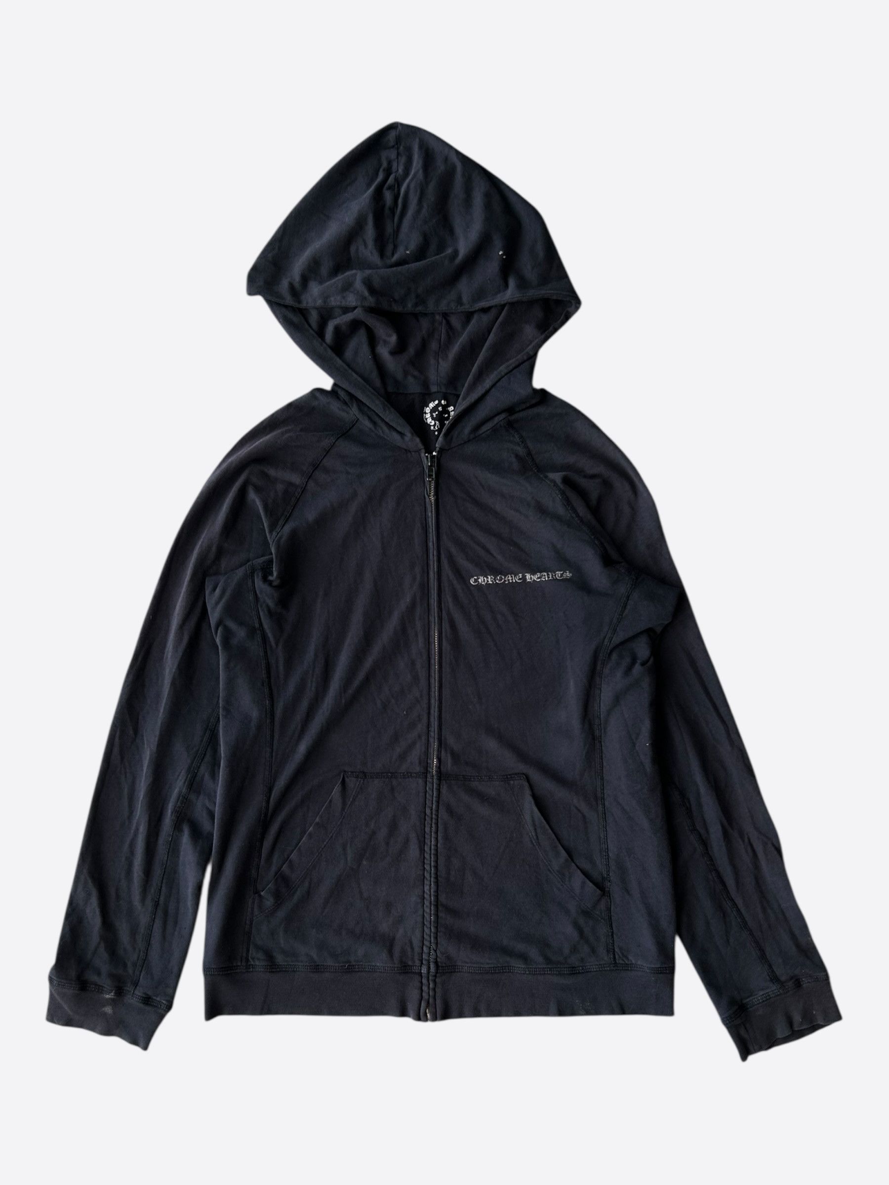 Chrome Hearts Chrome Hearts Black & White Cross Logo Hoodie Size US S / EU 44-46 / 1 - 1 Thumbnail