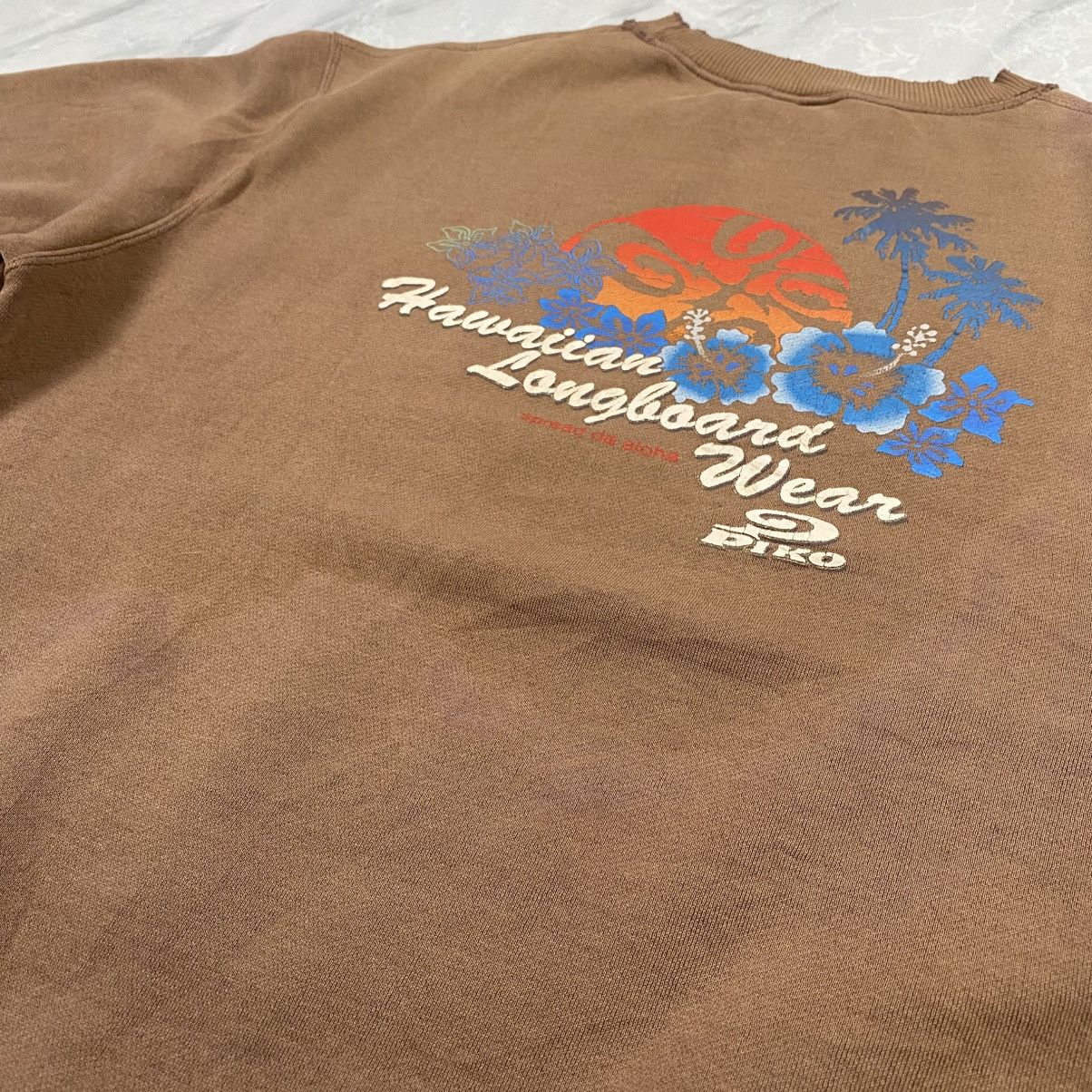 Japanese Brand Rare Vintage y2k Piko Hawaii Surf Sunfaded Distressed Size US L / EU 52-54 / 3 - 6 Thumbnail