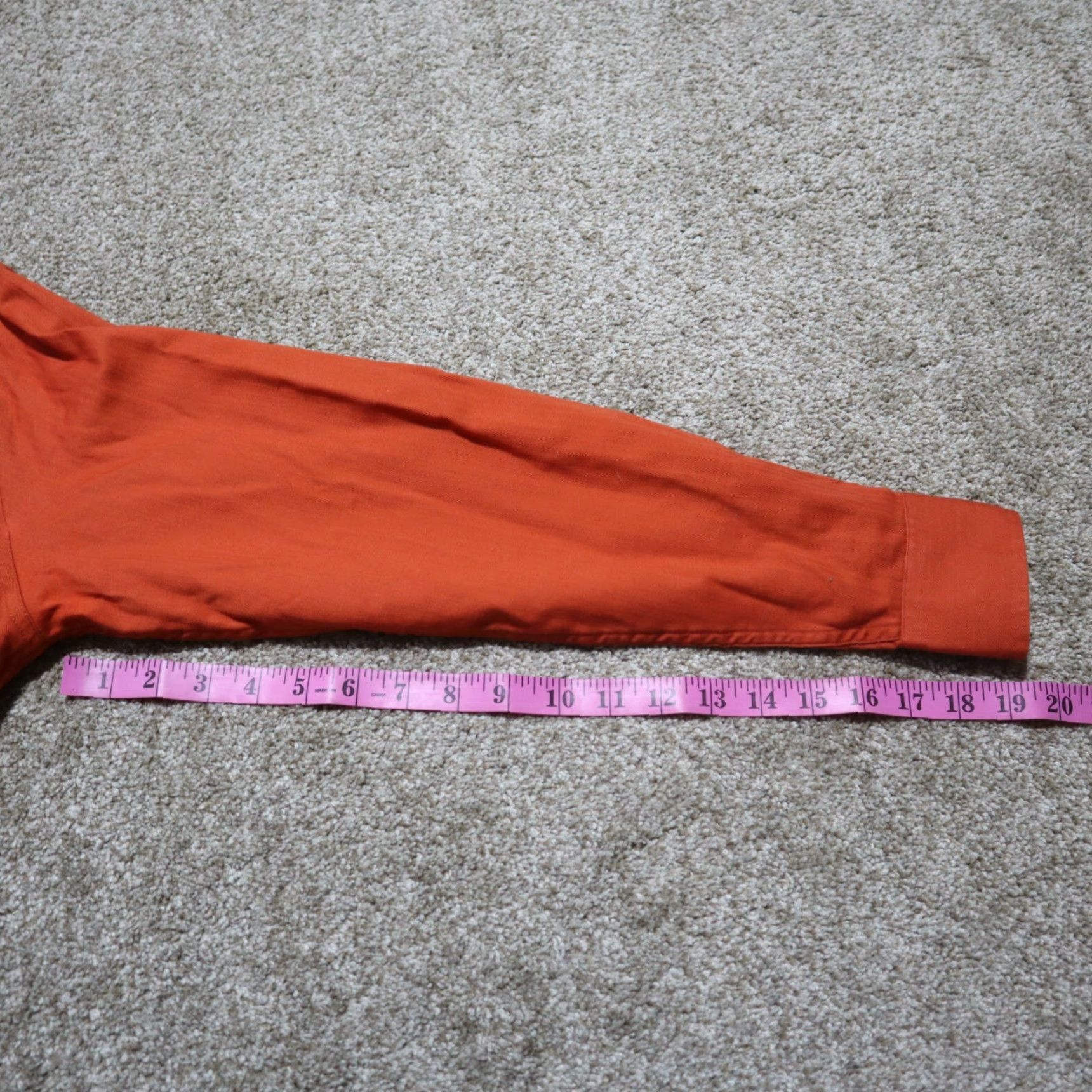 Vintage VINTAGE Ivy Crew Shirt Plaid Button-Up Long Sleeve Orange Men's Size S Small Size US S / EU 44-46 / 1 - 7 Thumbnail